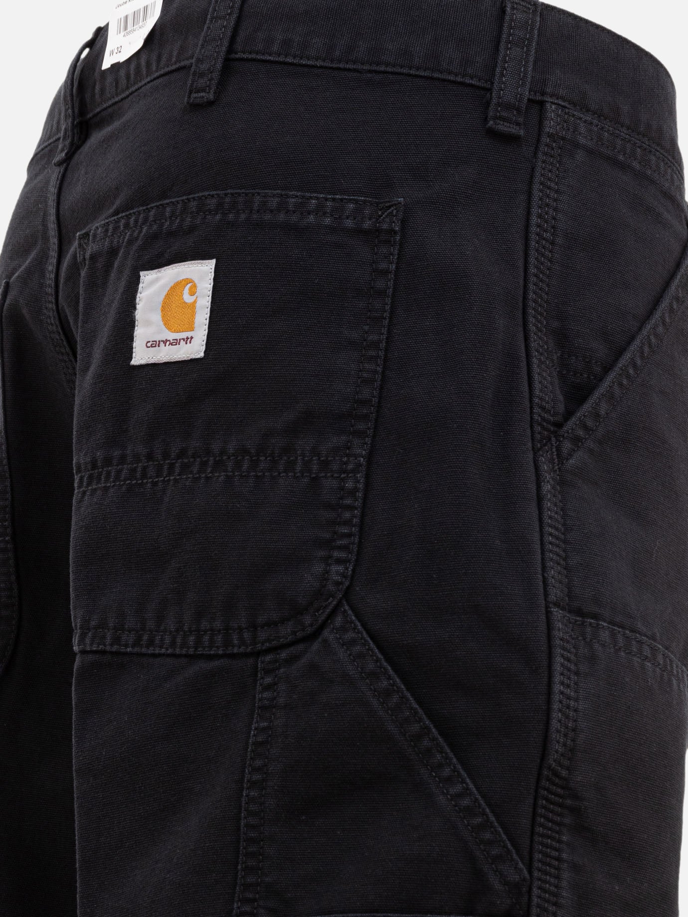 Utility shorts Solid colour  Black - Carhartt WIP Men | PDP | VIETTI Online Store | thumbnail_4