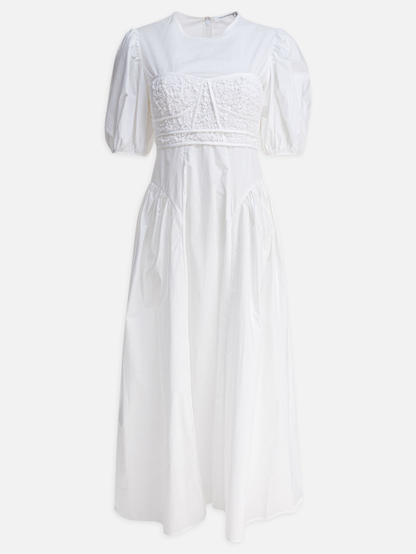 Long dresses Embroidered  White - Cecilie Bahnsen Women | PDP | VIETTI Online Store | Zoom-Modal
