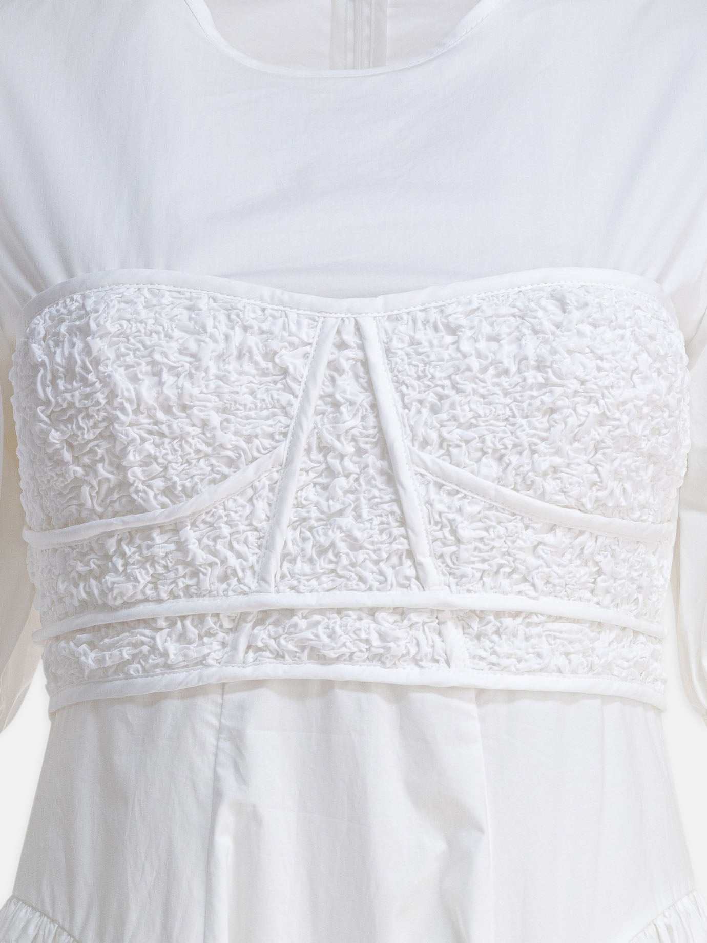 Long dresses Embroidered  White - Cecilie Bahnsen Women | PDP | VIETTI Online Store | Zoom-Modal_3
