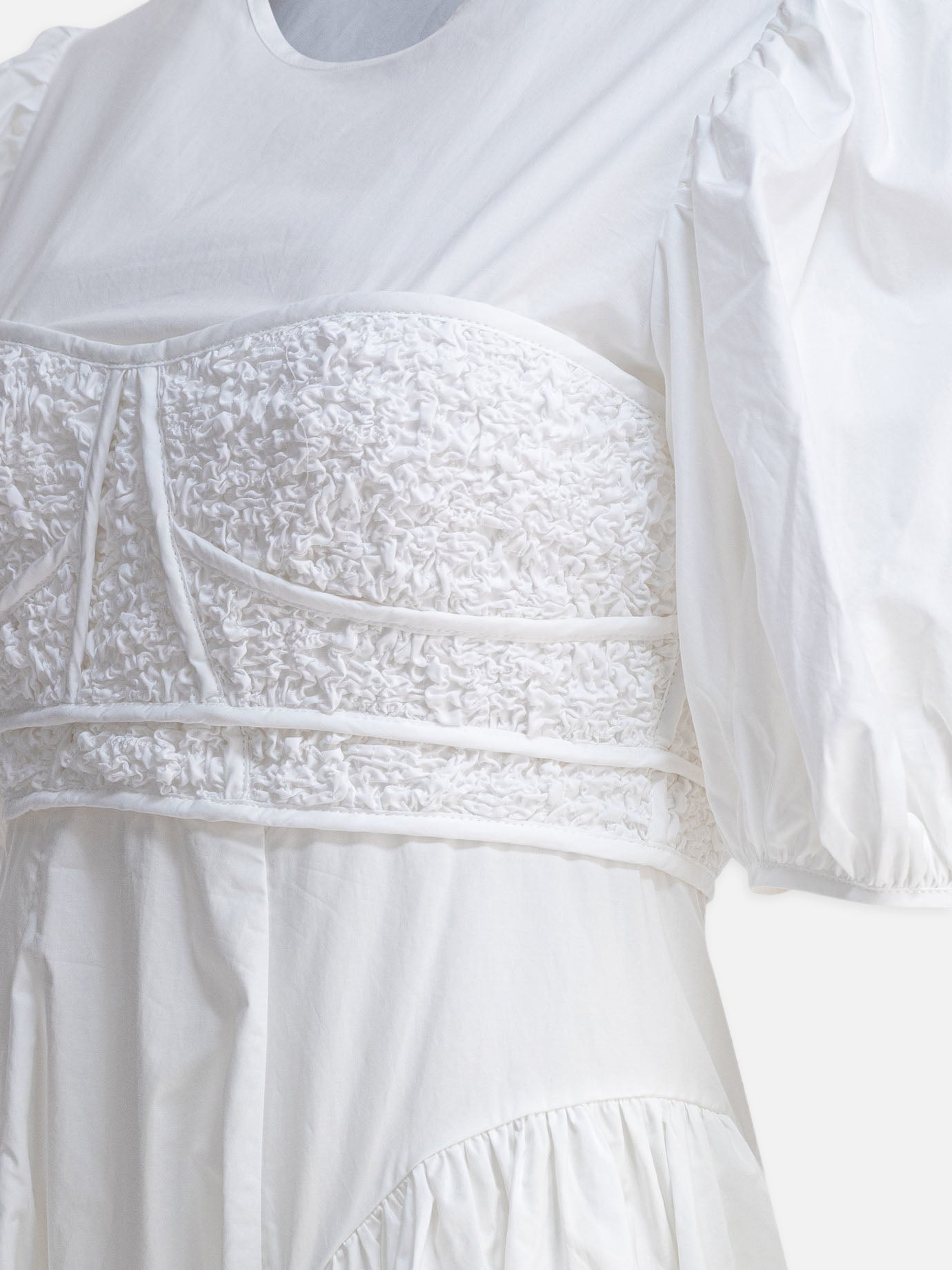 Long dresses Embroidered  White - Cecilie Bahnsen Women | PDP | VIETTI Online Store | thumbnail_4