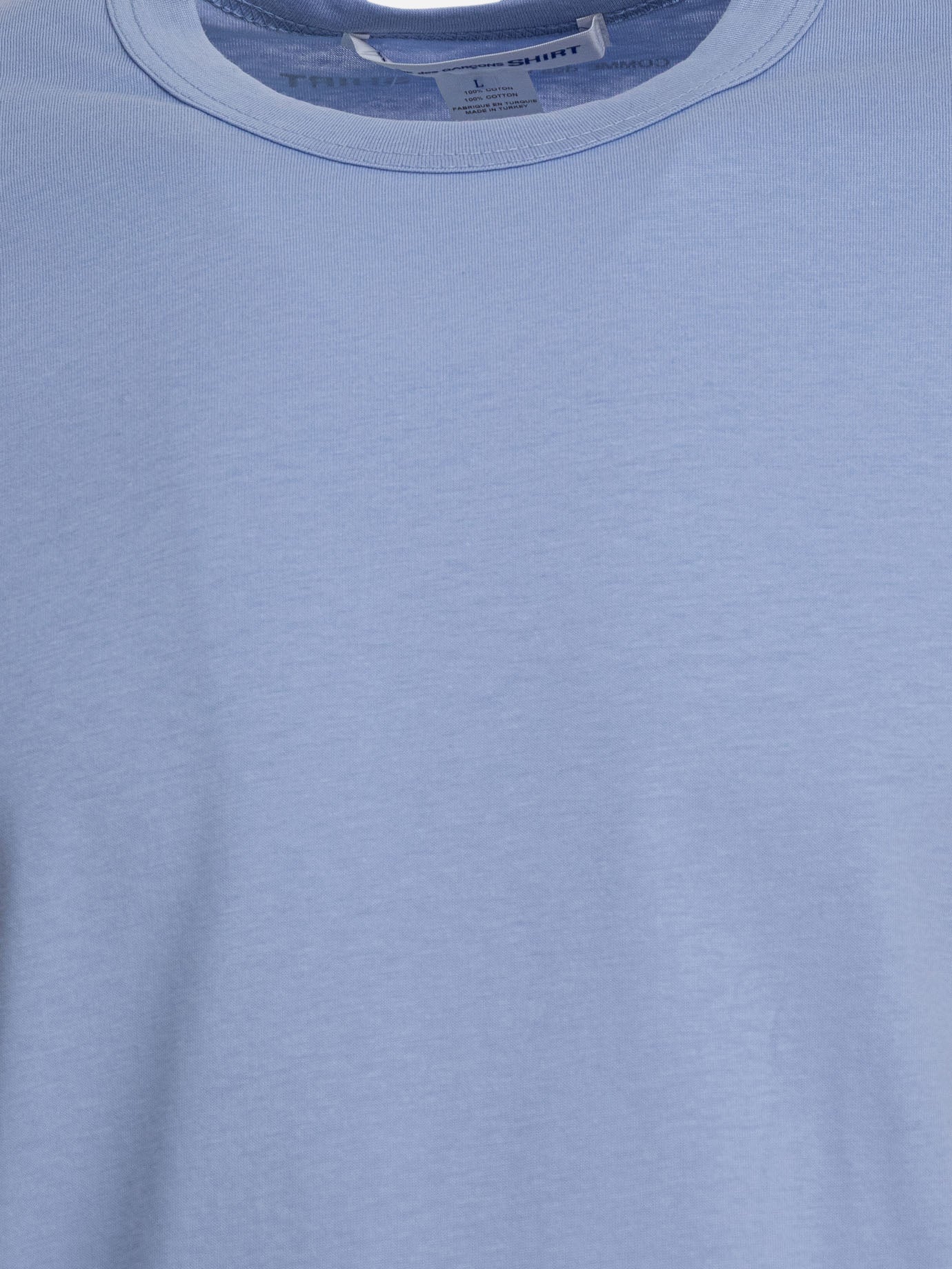 T-shirt girocollo Solid colour  Azzurro - Comme Des Garçons Shirt Uomo | PDP | VIETTI Online Store | thumbnail_3