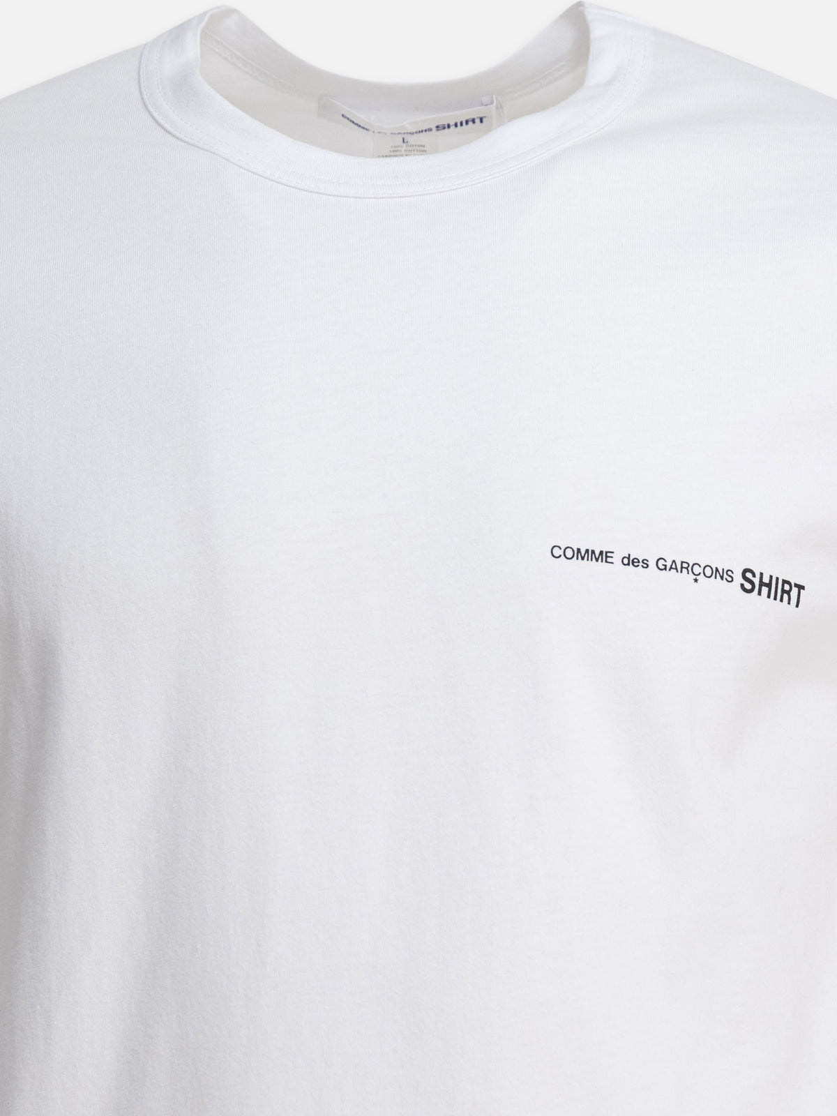 Comme Des Garçons Shirt "CDG SHIRT" T-shirt with logo White