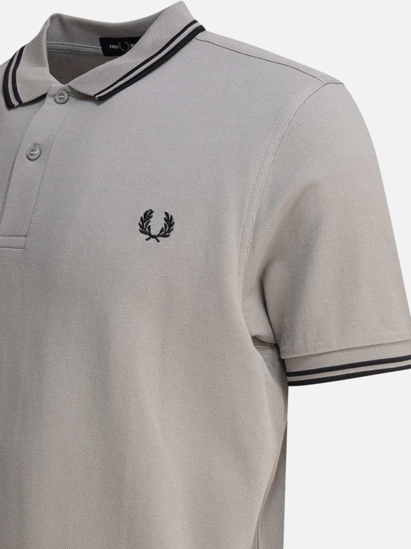 Polo con bottoni Solid colour  Grigio - Comme Des Garçons Shirt Uomo | PDP | VIETTI Online Store | Zoom-Modal_4
