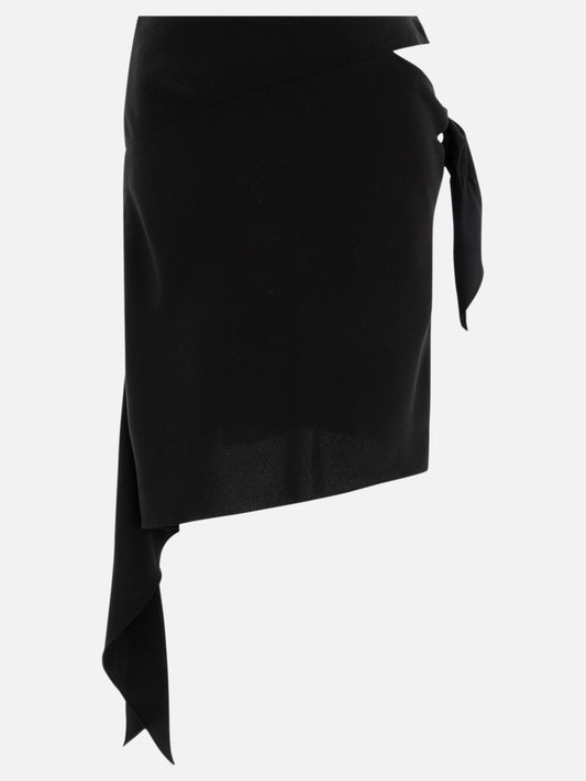 Minigonne Solid colour  Nero - Courrèges Donna | VIETTI Online Store 
