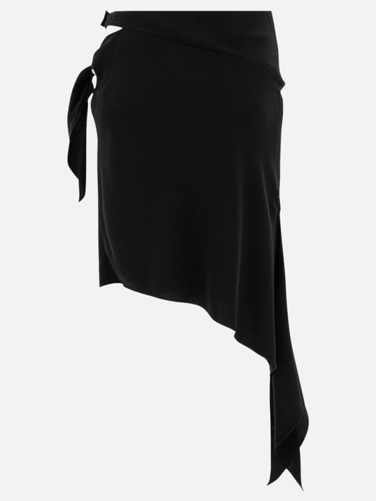Minigonne Solid colour  Nero - Courrèges Donna | VIETTI Online Store | 2
