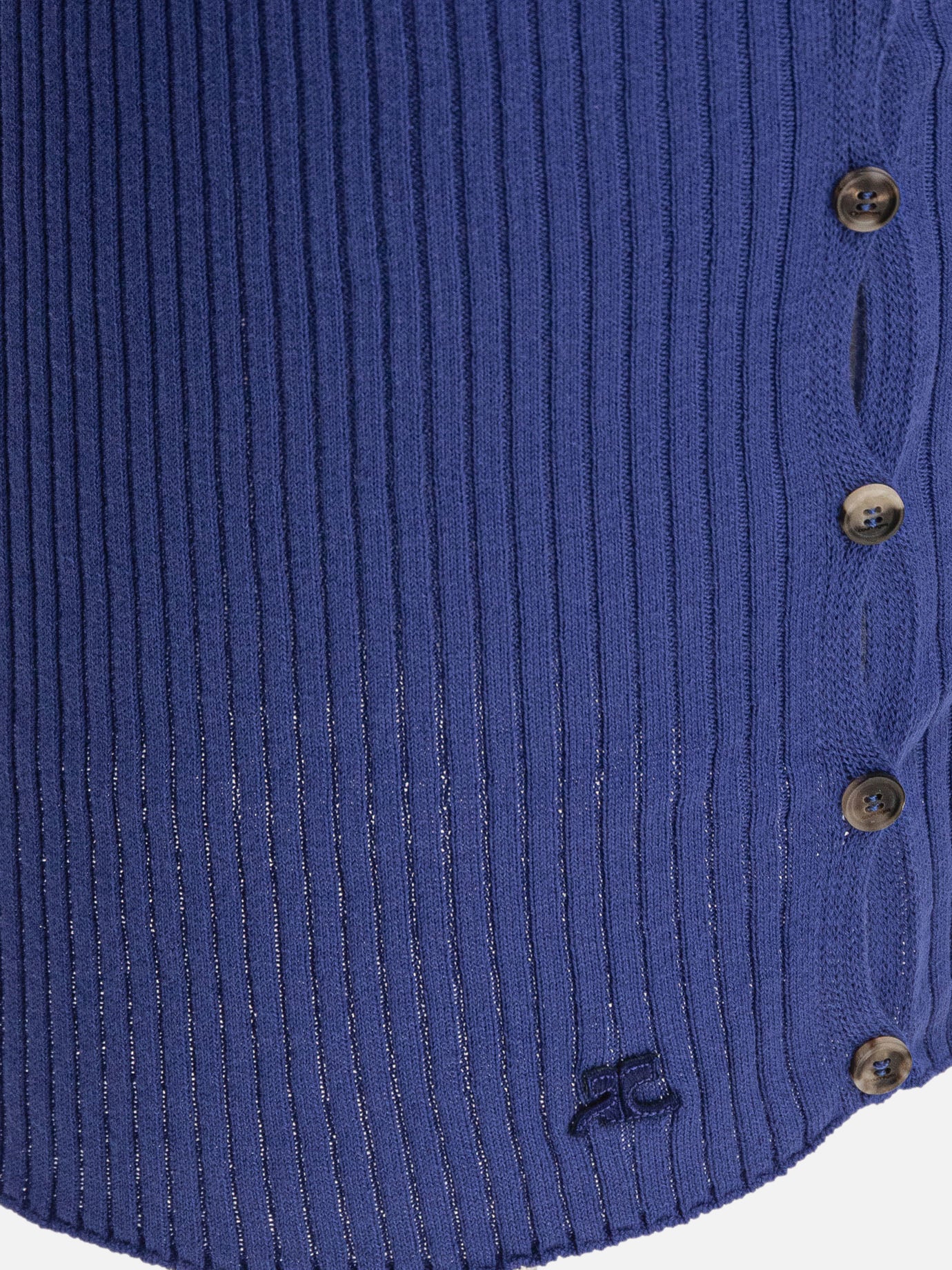 Minigonne Striped  Blu - Courrèges Donna | PDP | VIETTI Online Store | thumbnail_4