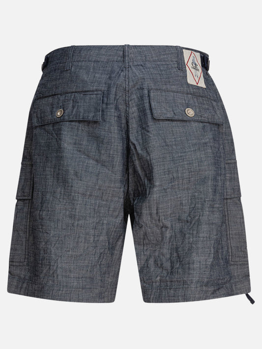 C.P. Company Short cargo in chambray 10940307_48 Grey 2