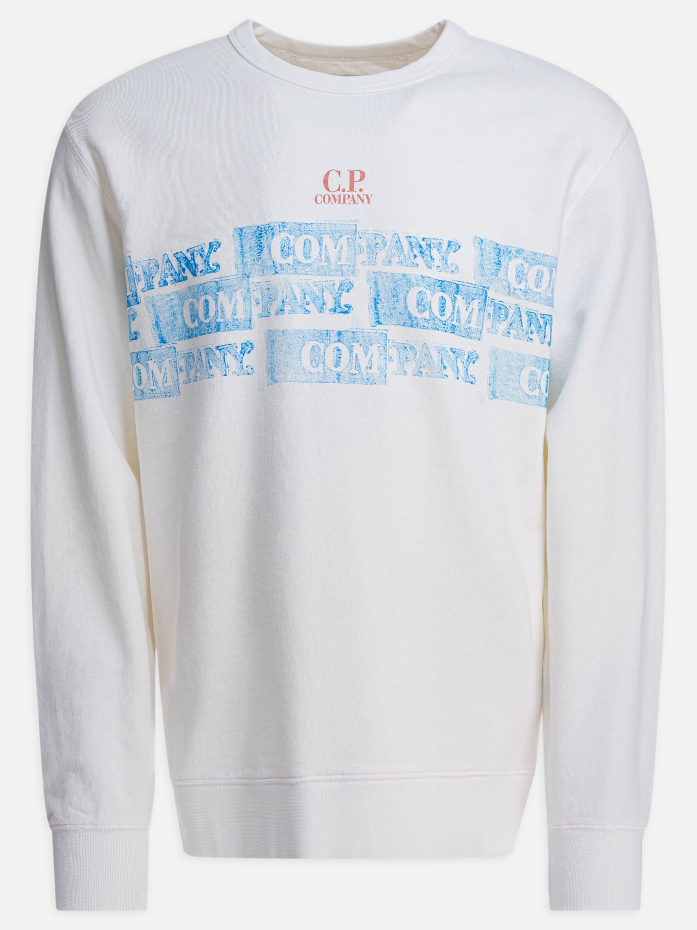 C.P. Company Crewneck sweatshirt with logo White