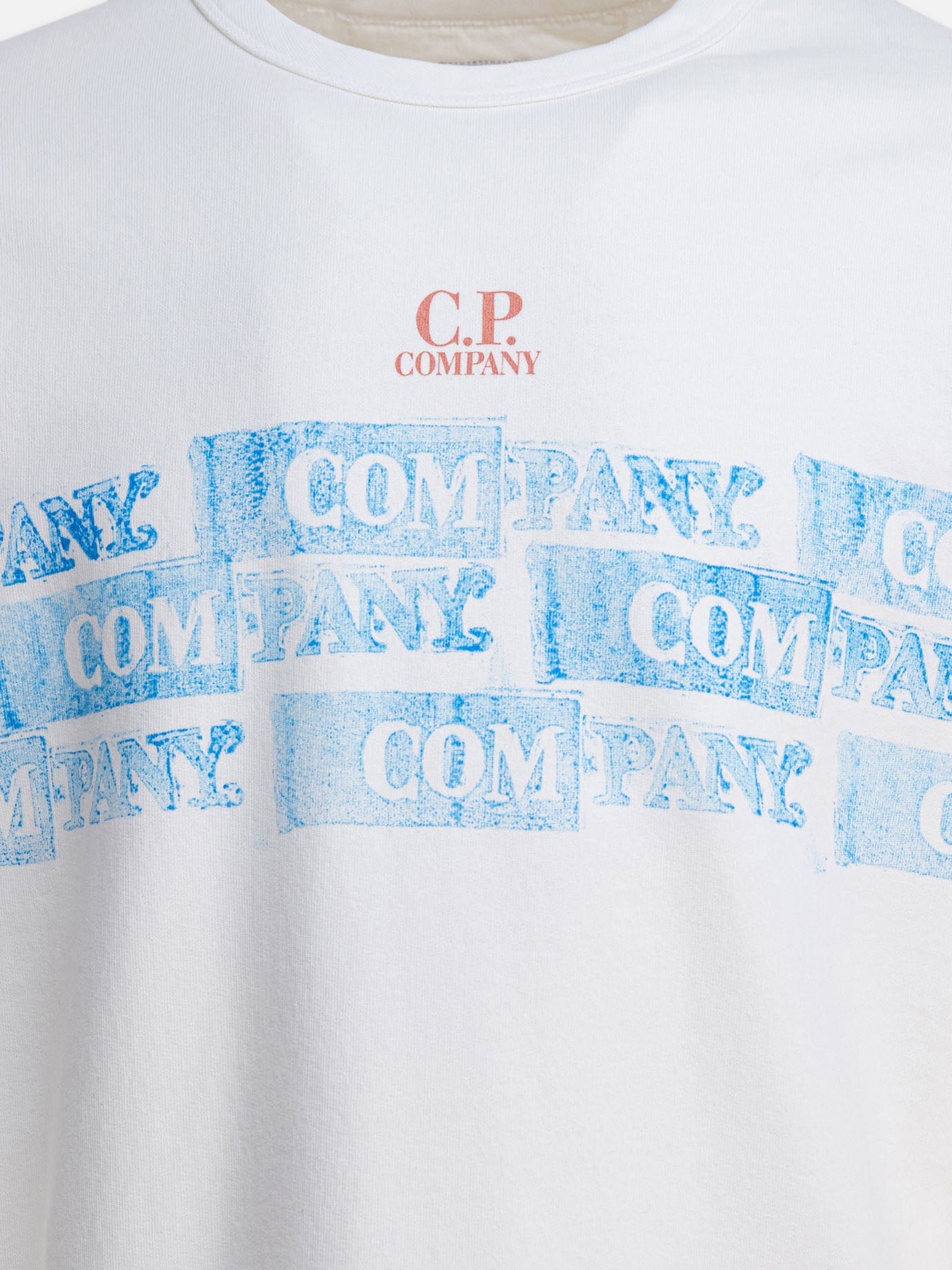 C.P. Company Crewneck sweatshirt with logo White