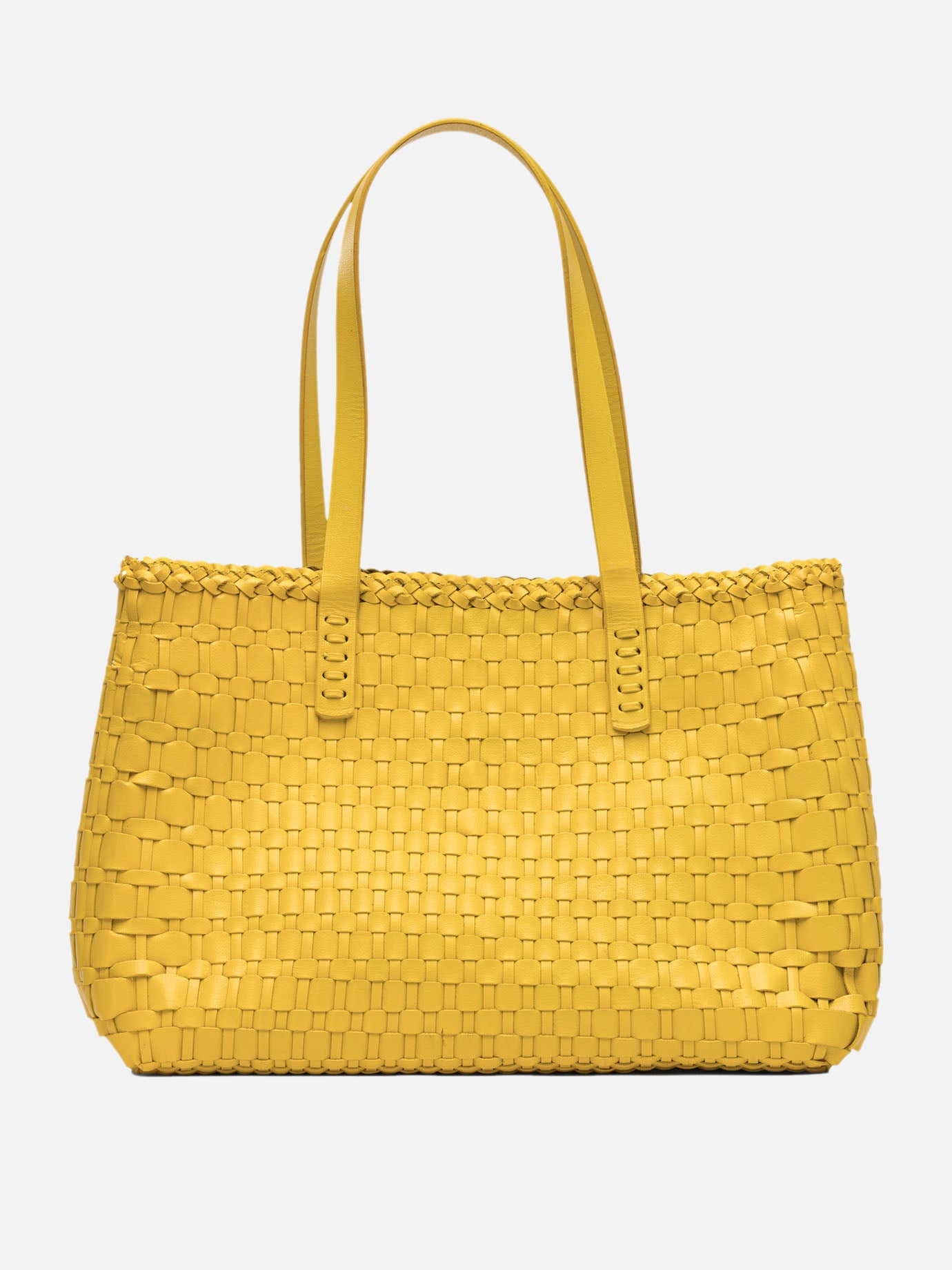 Borse medie Solid colour  Giallo - Dragon Diffusion Donna | PDP | VIETTI Online Store | Zoom-Modal
