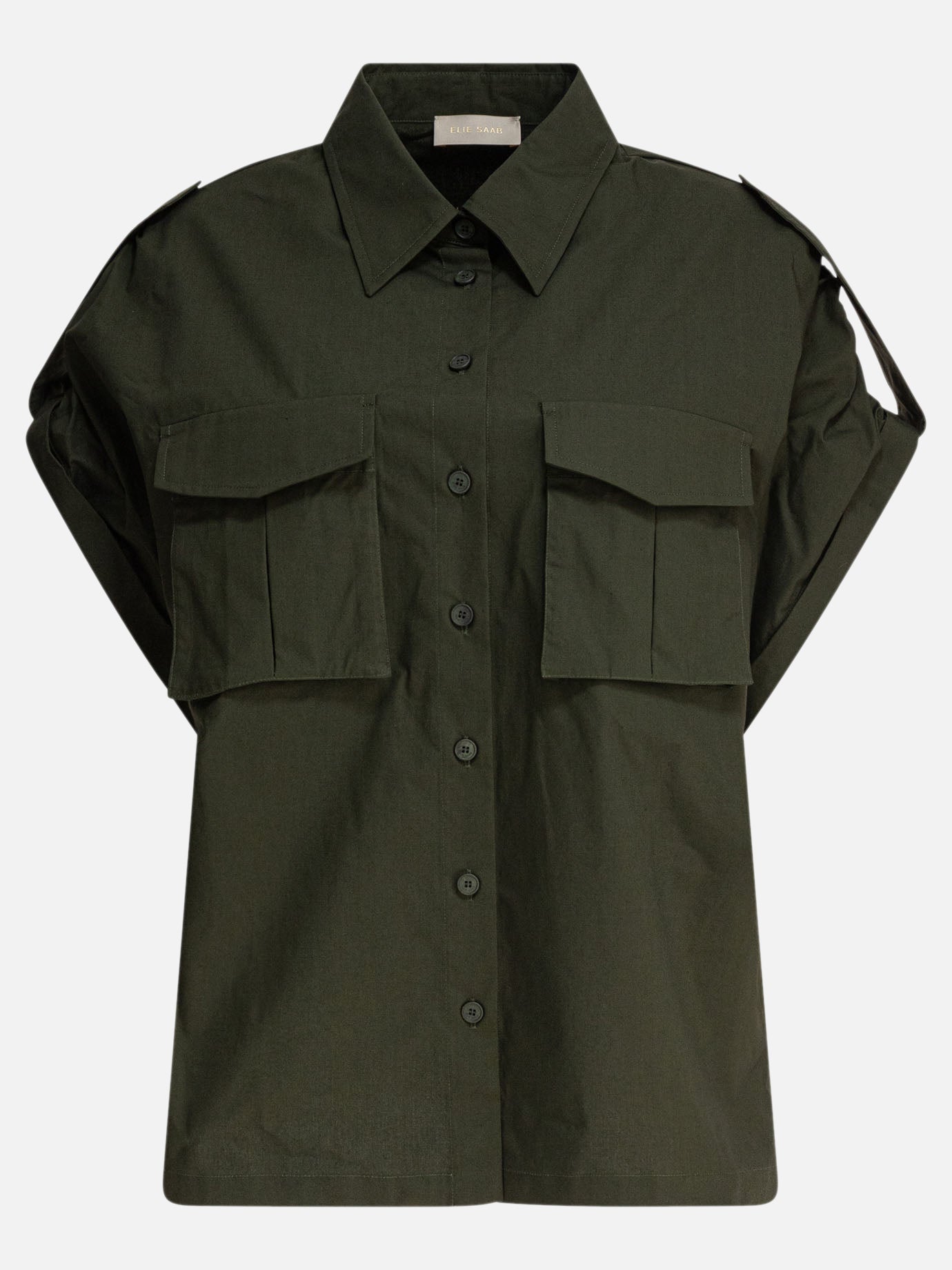 Camicie casual Solid colour  Verde - Elie Saab Donna | PDP | VIETTI Online Store | thumbnail