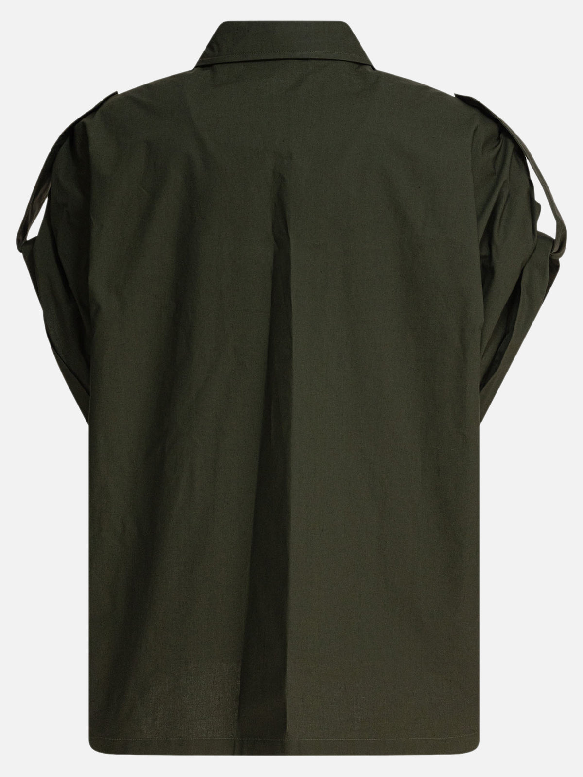 Elie Saab Cotton poplin shirt Green - VIETTI