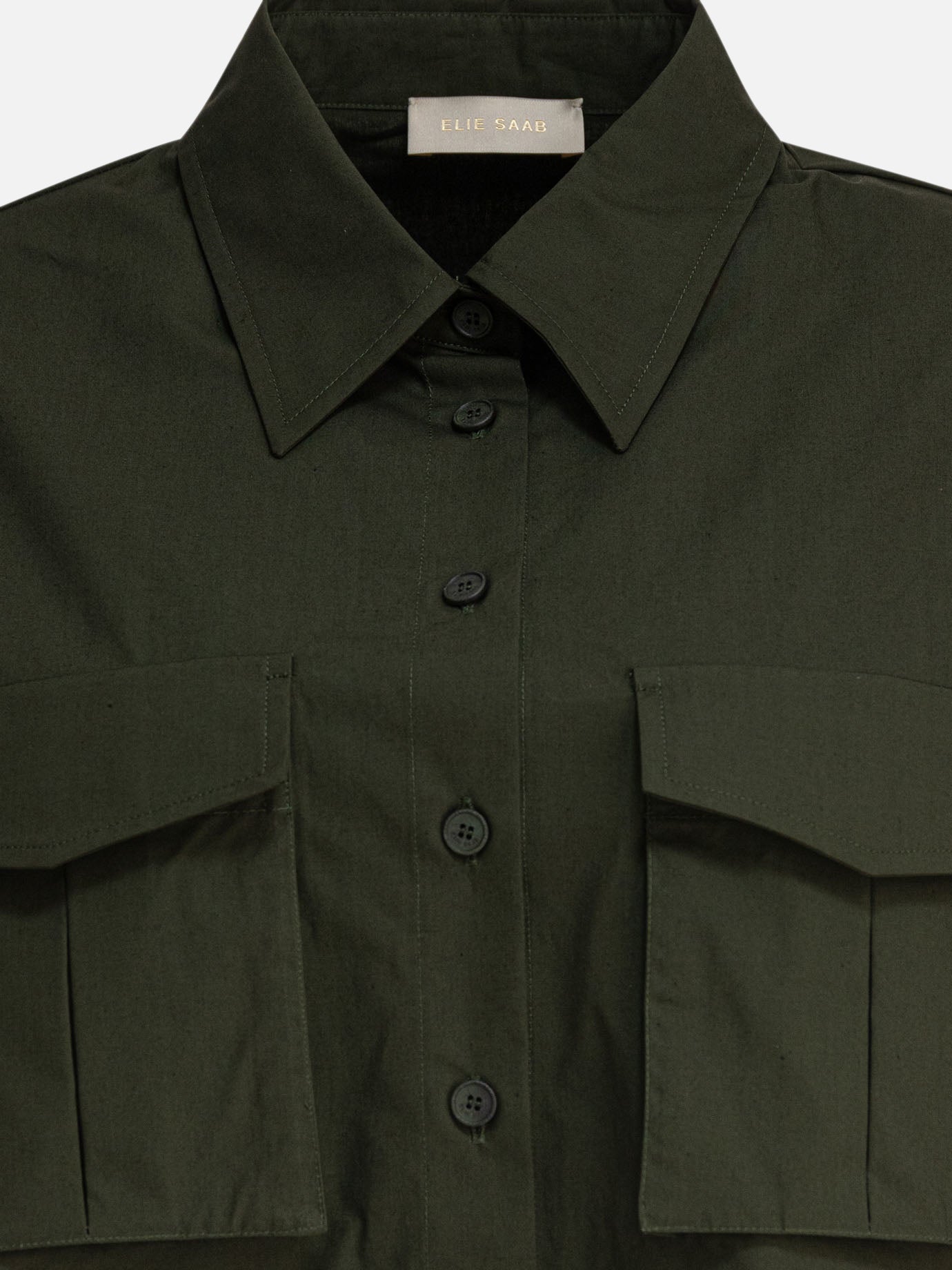 Camicie casual Solid colour  Verde - Elie Saab Donna | PDP | VIETTI Online Store | Zoom-Modal_3
