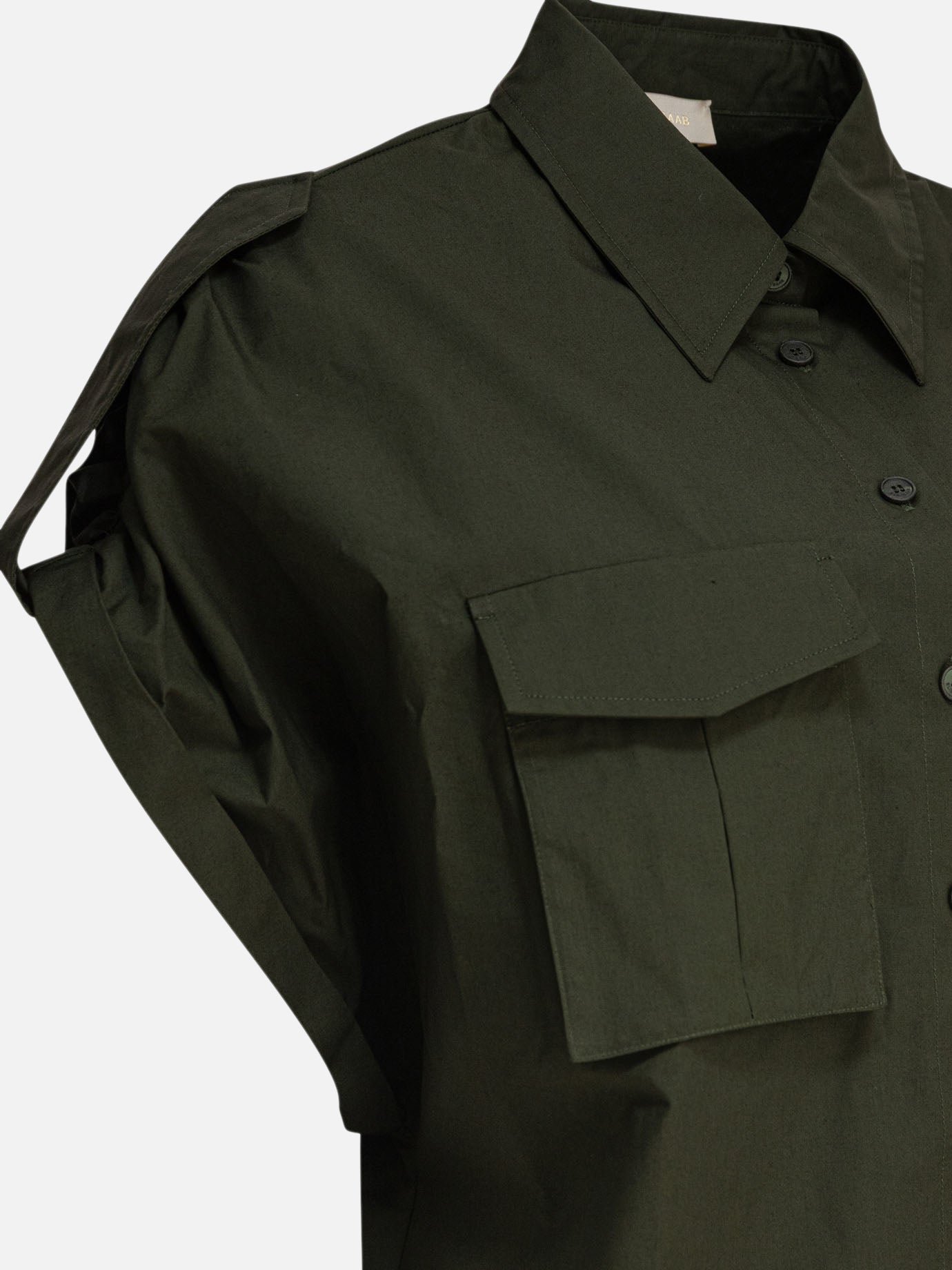 Camicie casual Solid colour  Verde - Elie Saab Donna | PDP | VIETTI Online Store | thumbnail_4