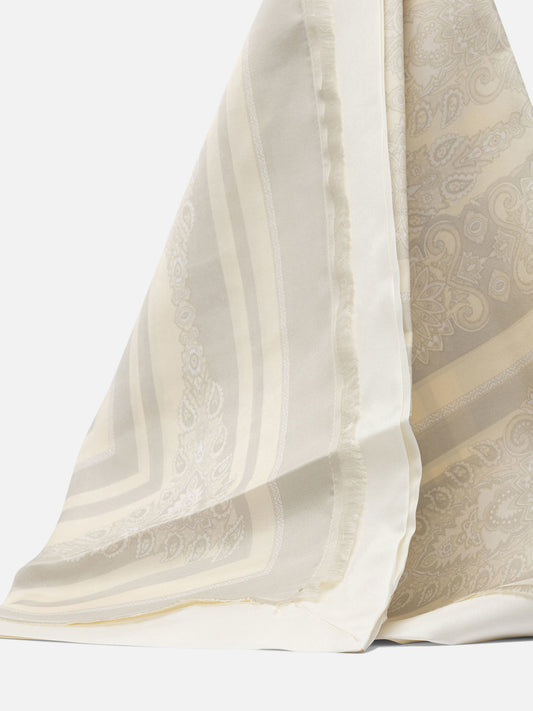 Etro Foulard in seta stampata 29789249_UNI White 2