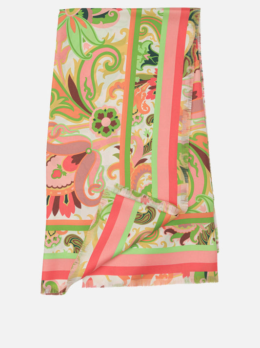 Etro Foulard in seta stampata 24887405_UNI Pink 1