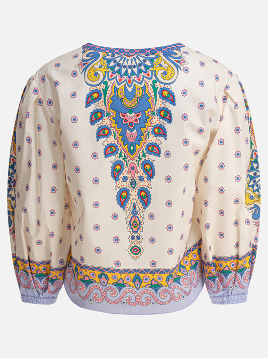 Etro Blusa con stampa paisley 27928481_38 Beige 2