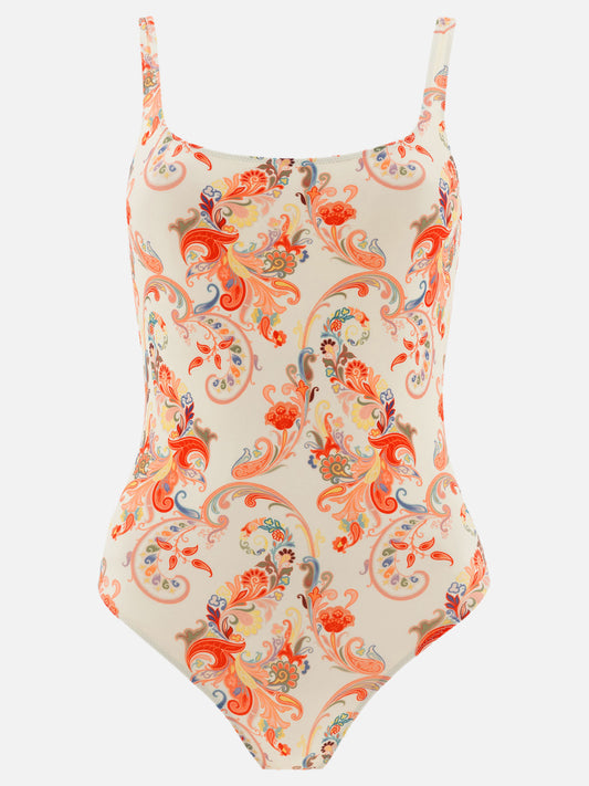 Etro "Paisley" swimsuit White