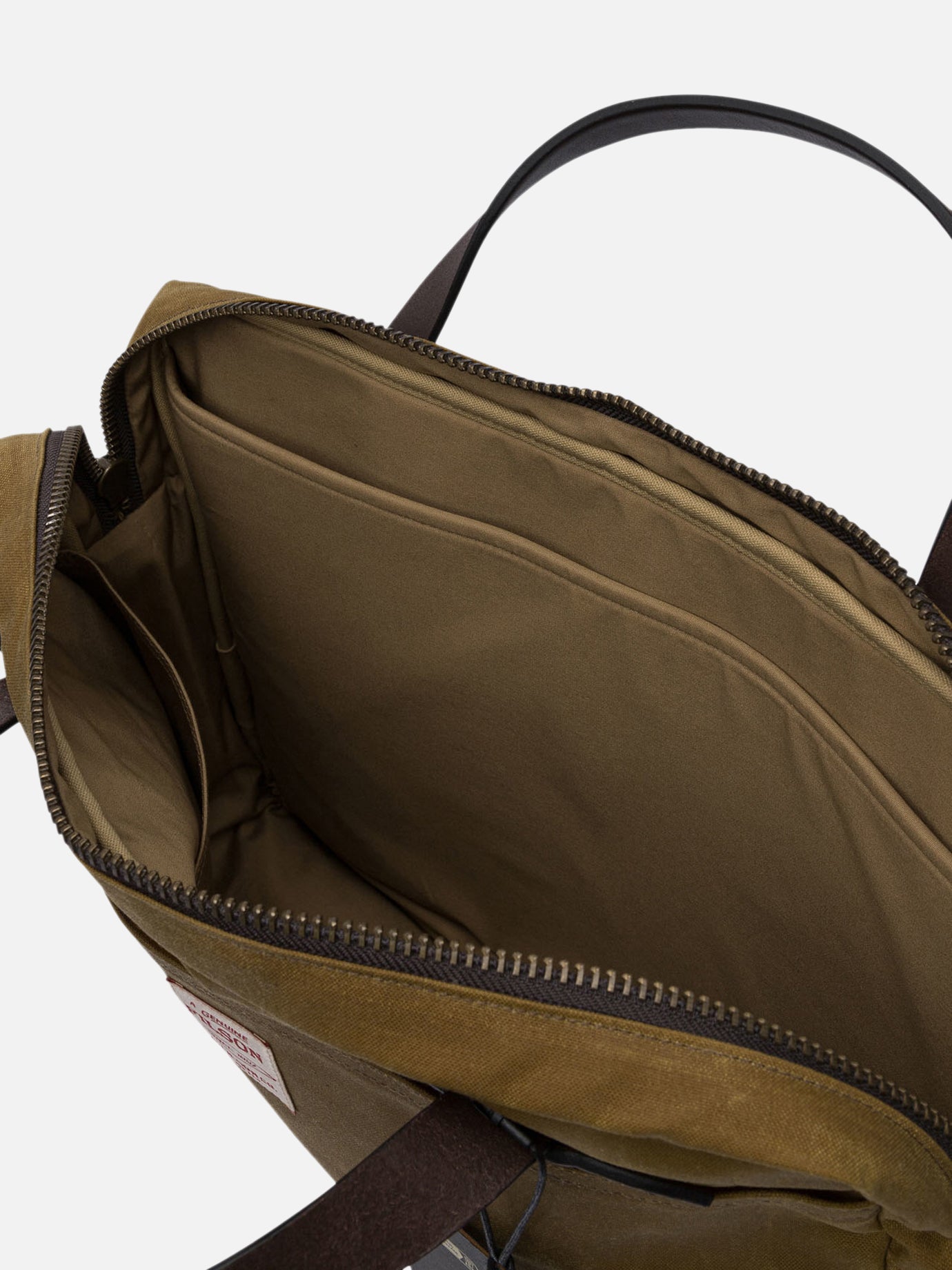 Filson Briefcase in Tin Cloth 19720877_UNI Brown thumbnail_5