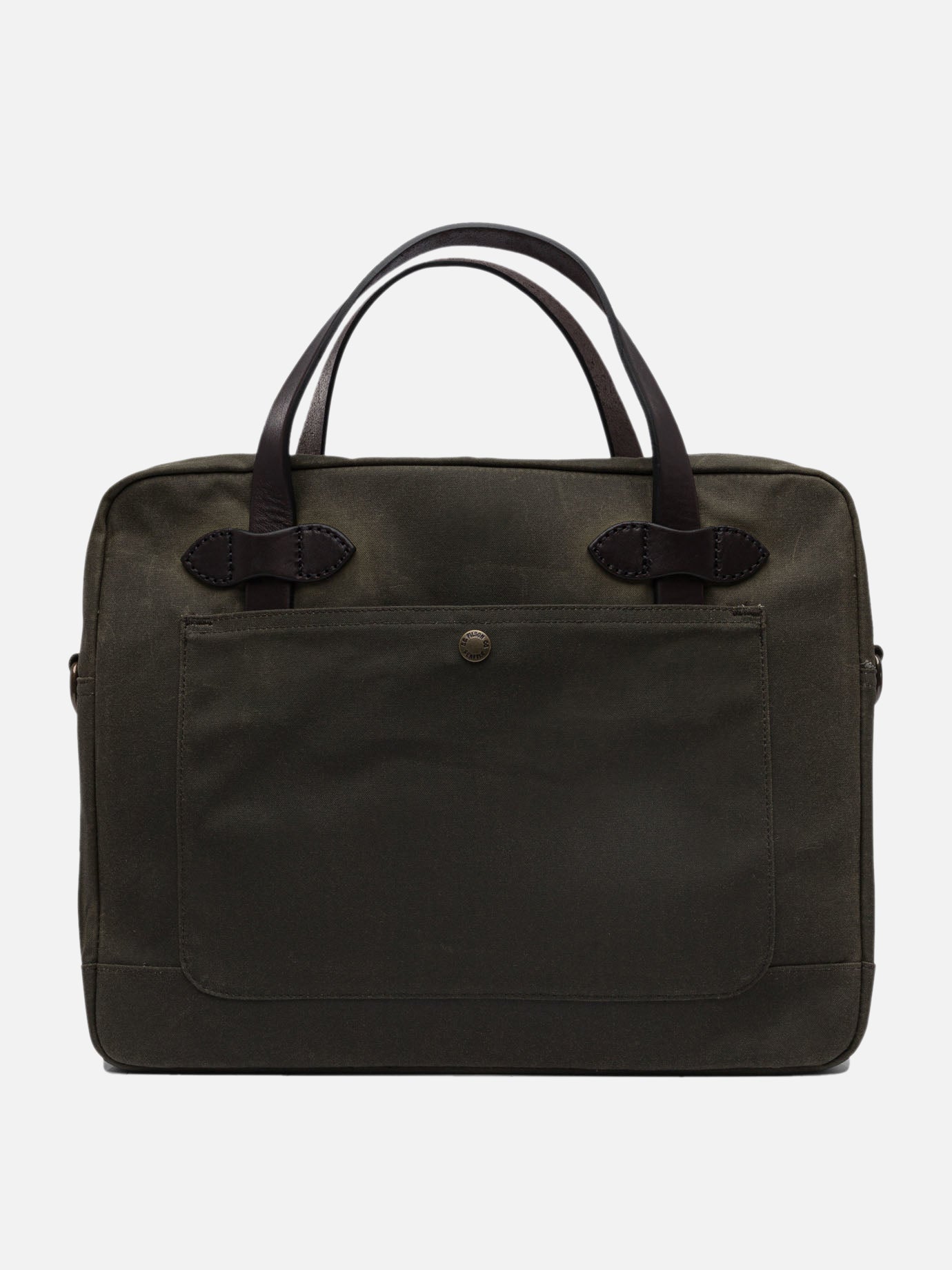 Filson Briefcase in Tin Cloth 12422002_UNI Green thumbnail_3