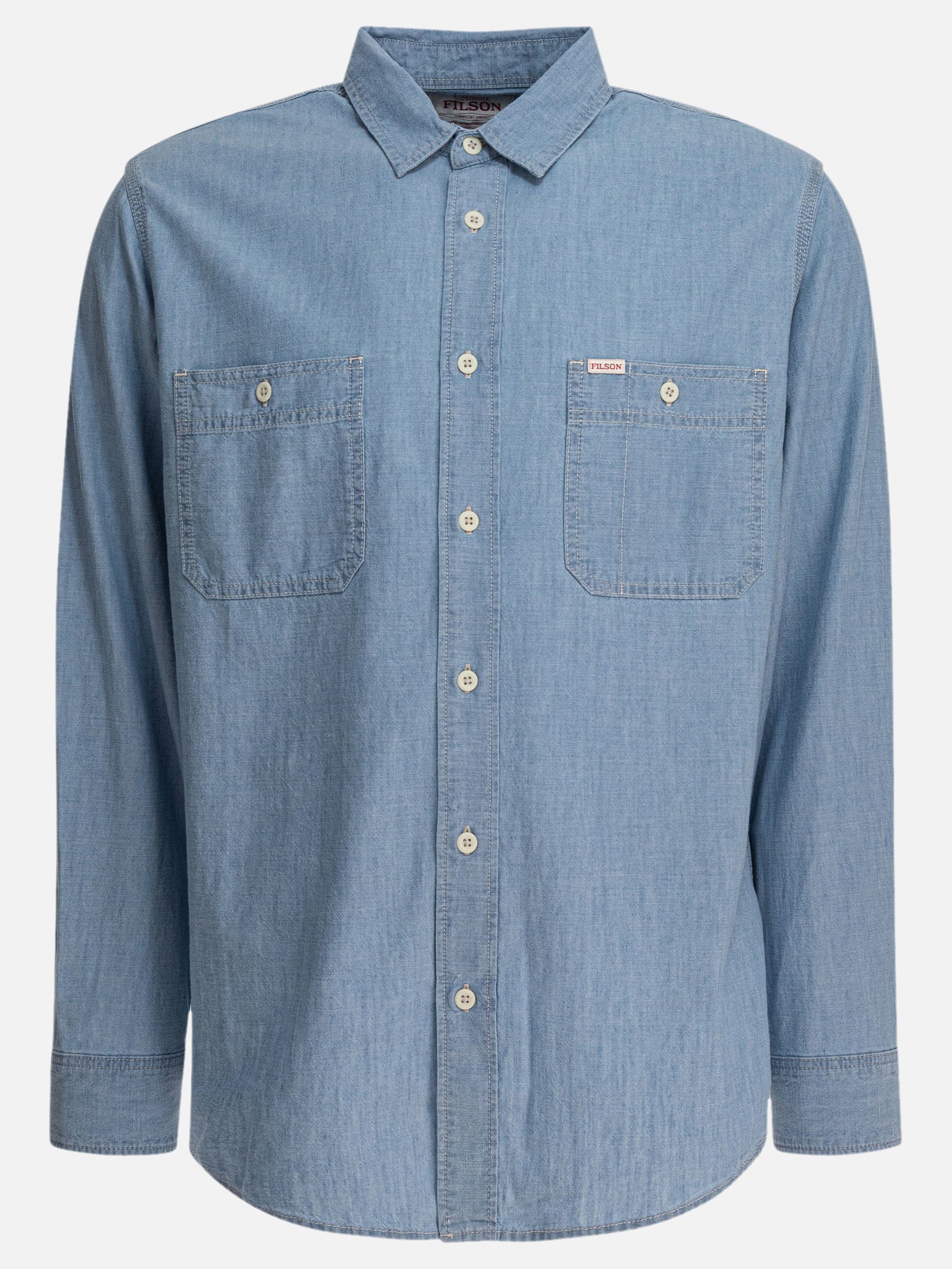 Camicie casual Denim  Azzurro - Filson Uomo | PDP | VIETTI Online Store | Zoom-Modal
