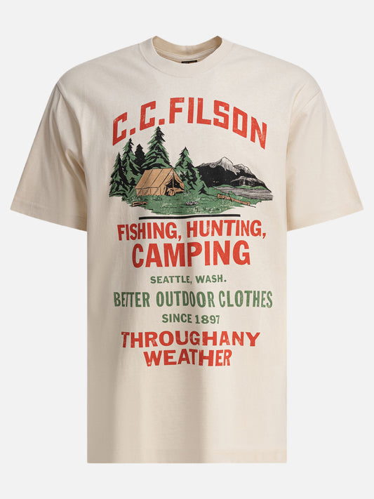 Filson T-shirt "Frontier" 11957588_S Beige 1