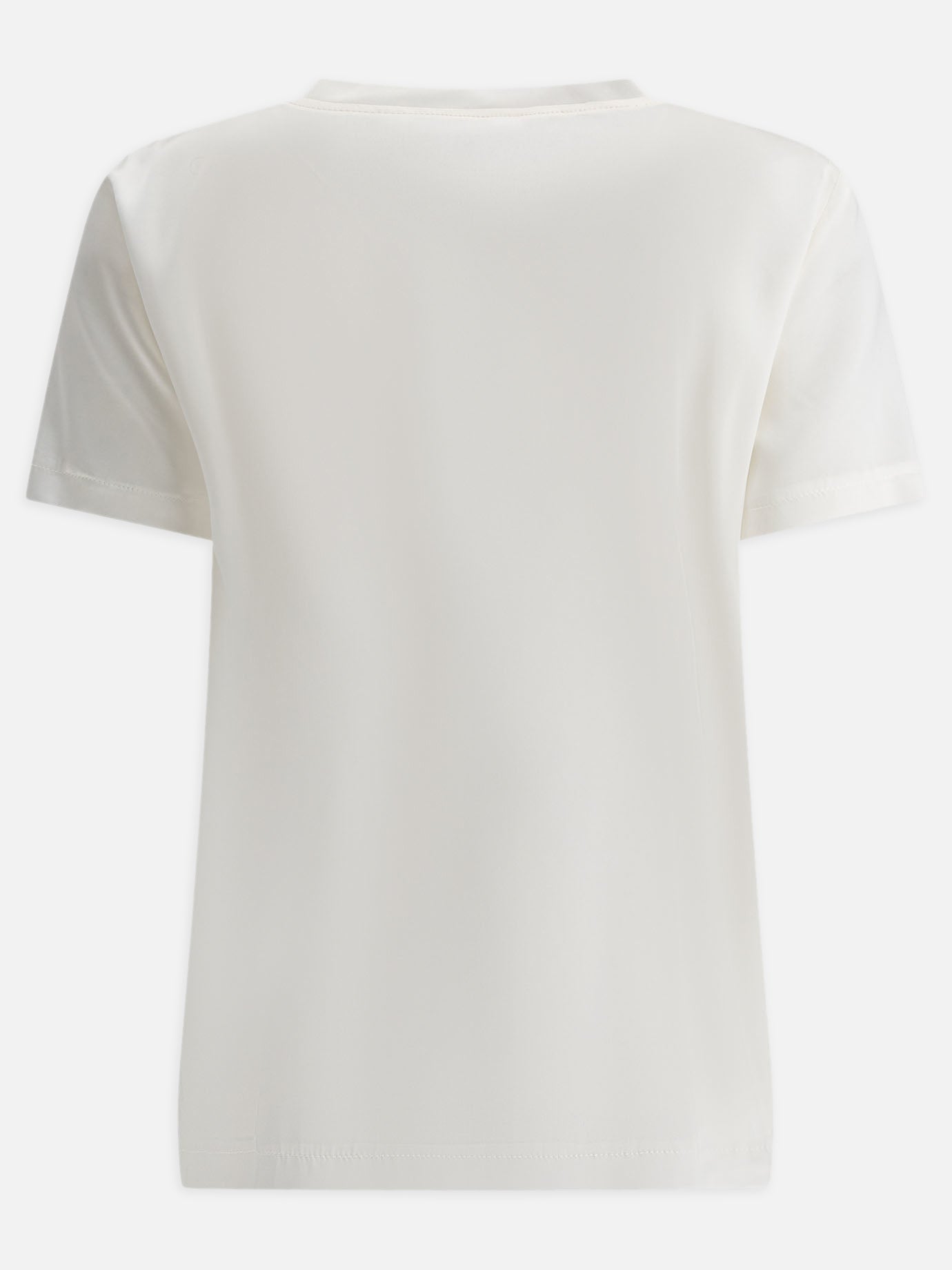 T-shirt girocollo Solid colour  Bianco - F.IT Donna | PDP | VIETTI Online Store | Zoom-Modal_2
