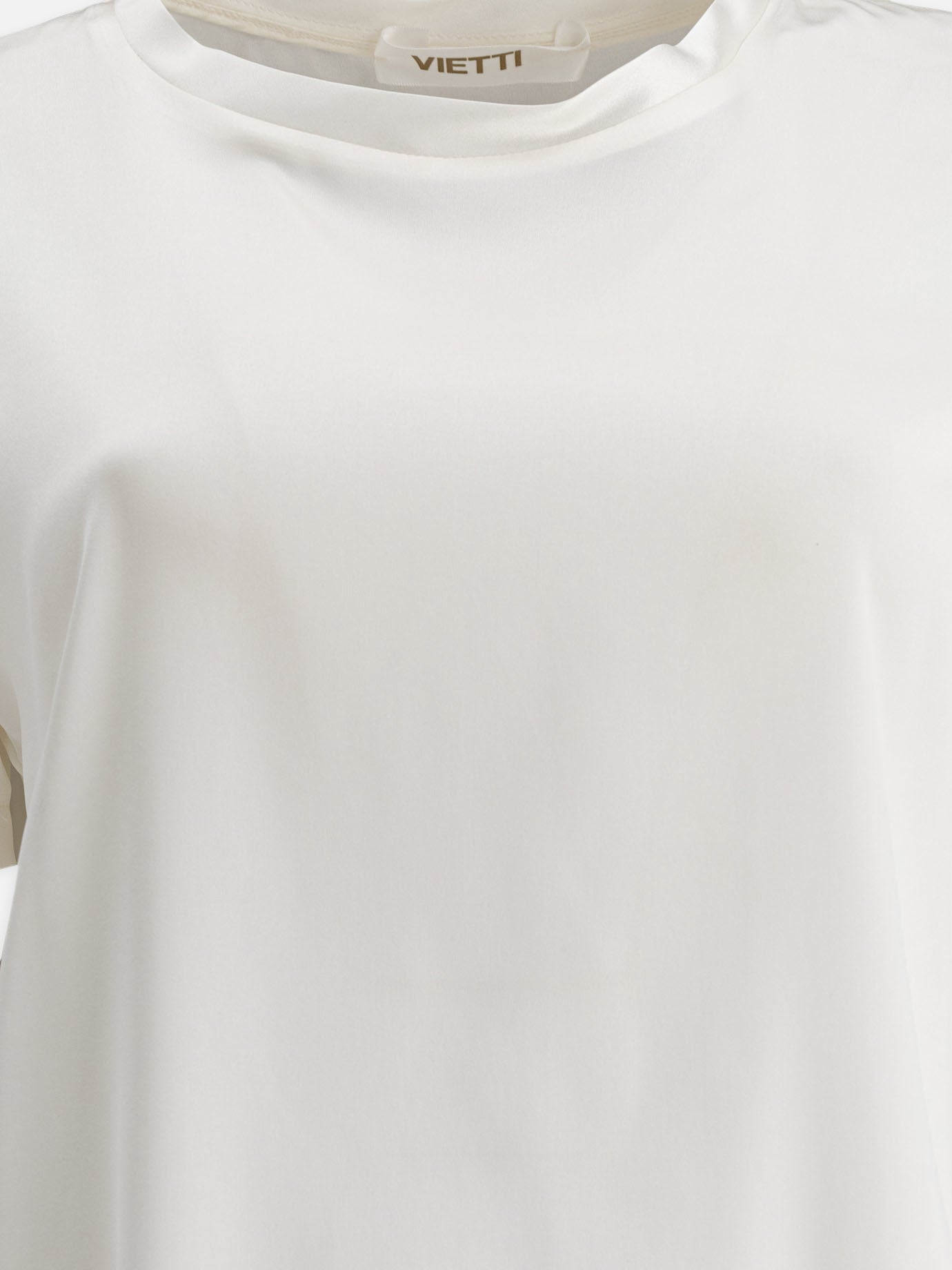 T-shirt girocollo Solid colour  Bianco - F.IT Donna | PDP | VIETTI Online Store | Zoom-Modal_3
