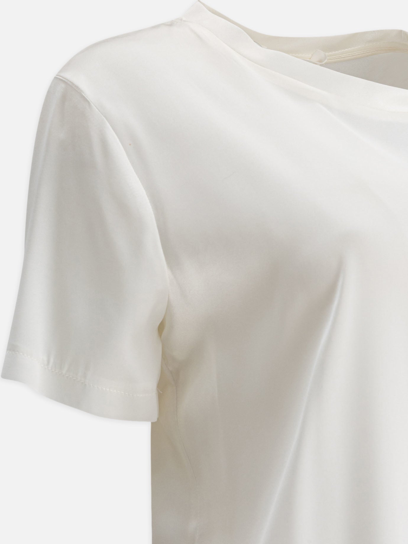 T-shirt girocollo Solid colour  Bianco - F.IT Donna | PDP | VIETTI Online Store | thumbnail_4
