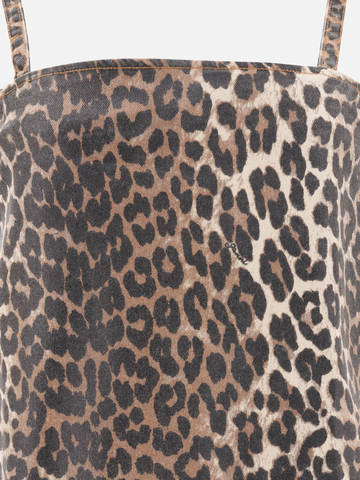 Ganni Leopard dress Brown - VIETTI