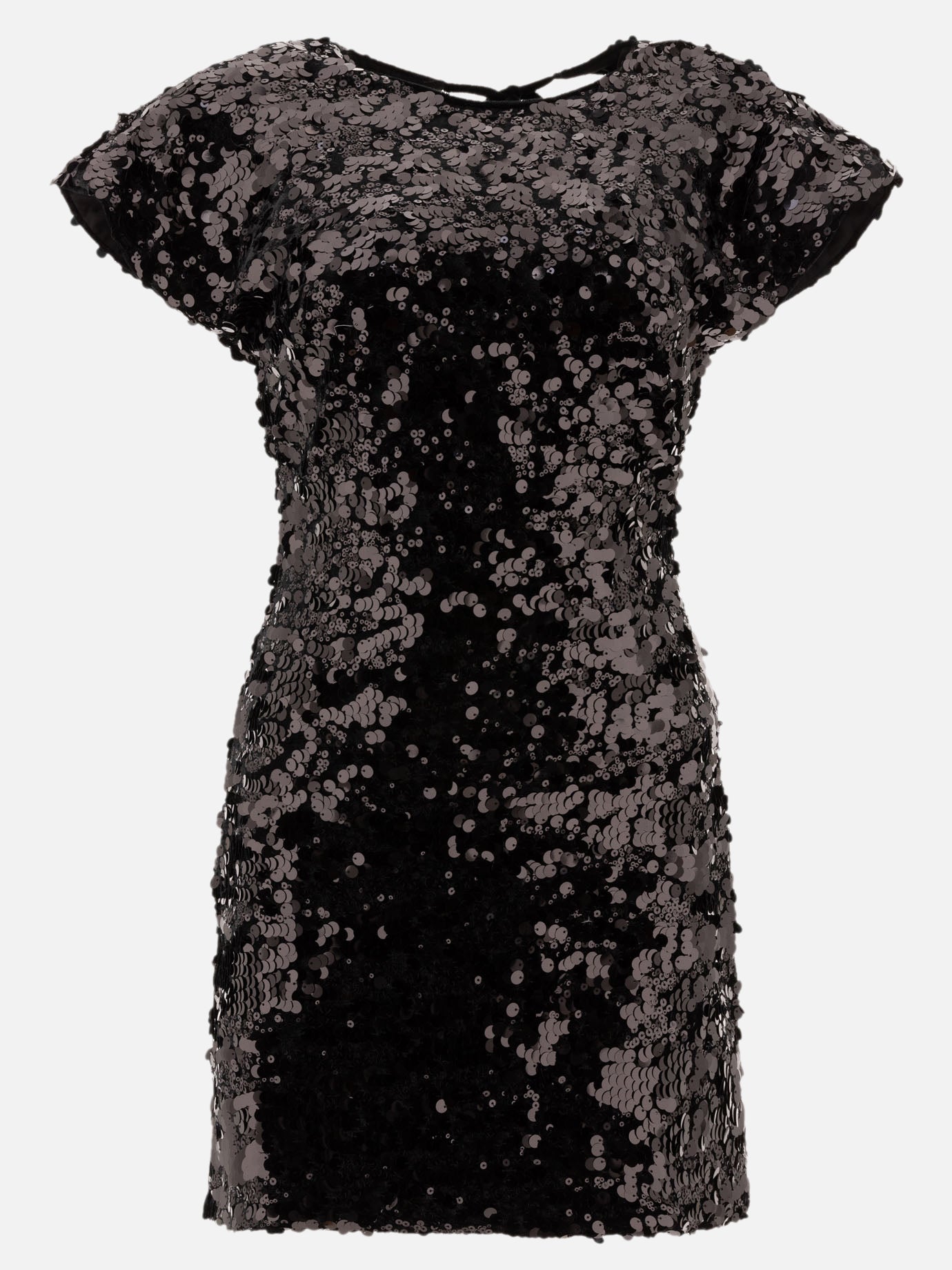 Abiti corti Solid colour  Nero - Ganni Donna | PDP | VIETTI Online Store | thumbnail