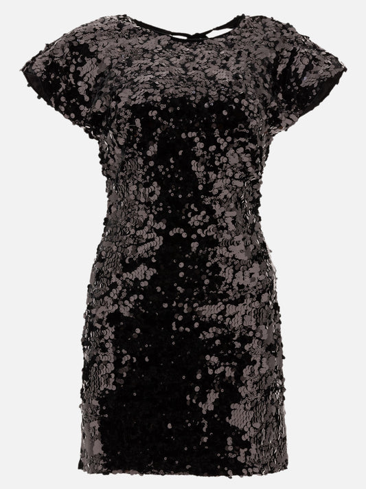 Abiti corti Solid colour  Nero - Ganni Donna | PLP | VIETTI Online Store 
