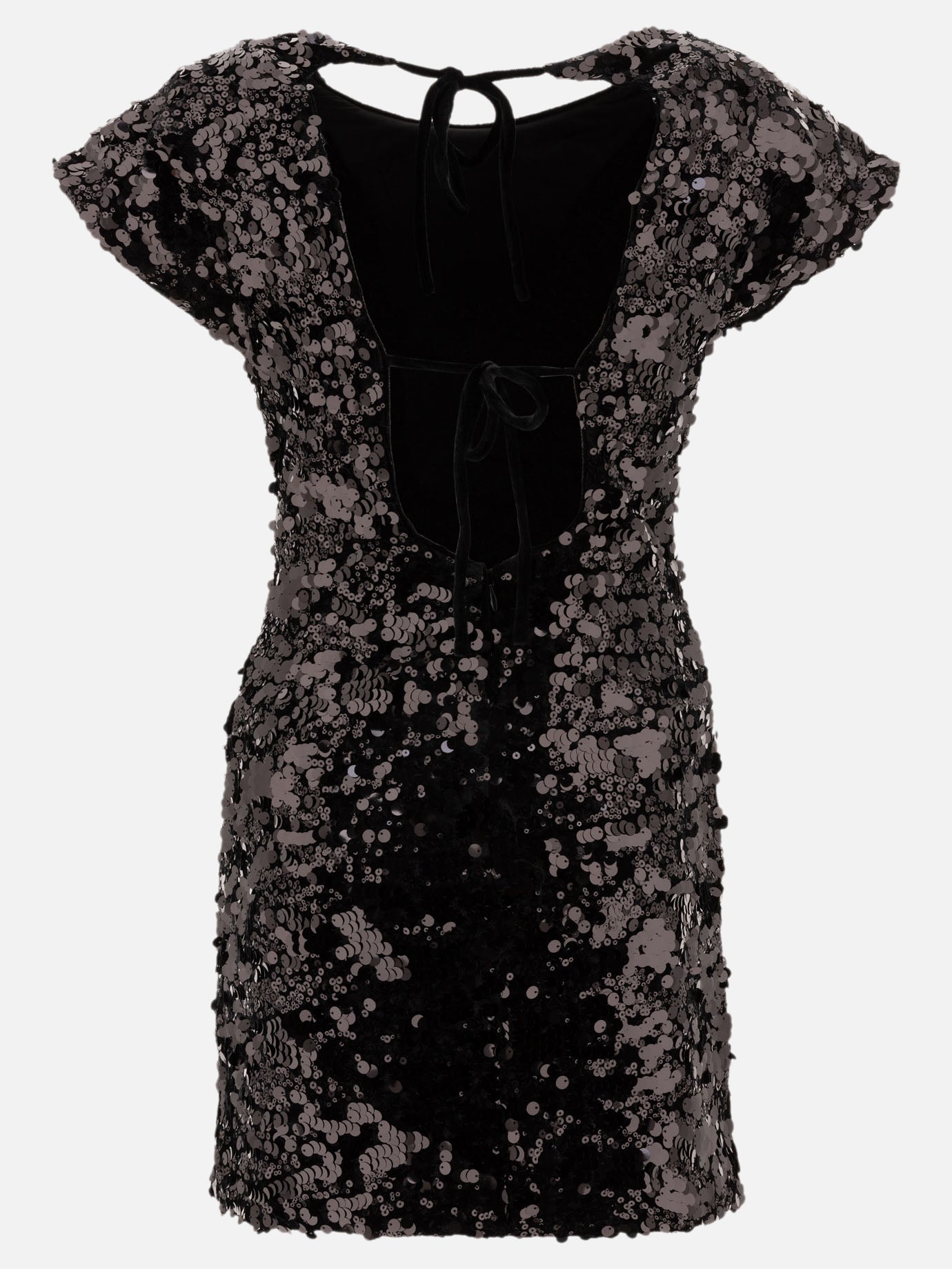 Abiti corti Solid colour  Nero - Ganni Donna | PDP | VIETTI Online Store | thumbnail_2