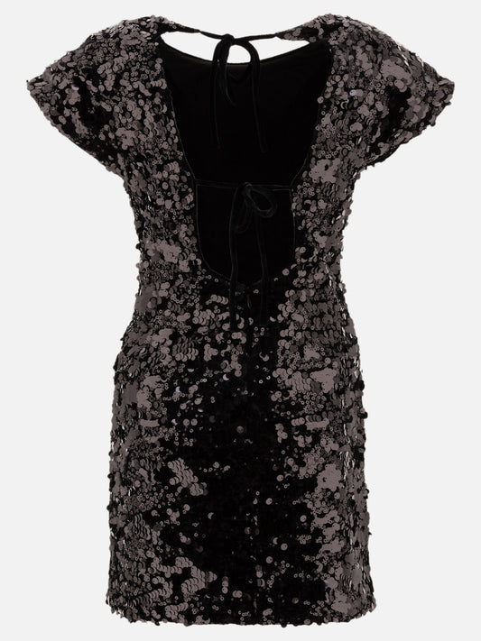 Abiti corti Solid colour  Nero - Ganni Donna | PLP | VIETTI Online Store | 2
