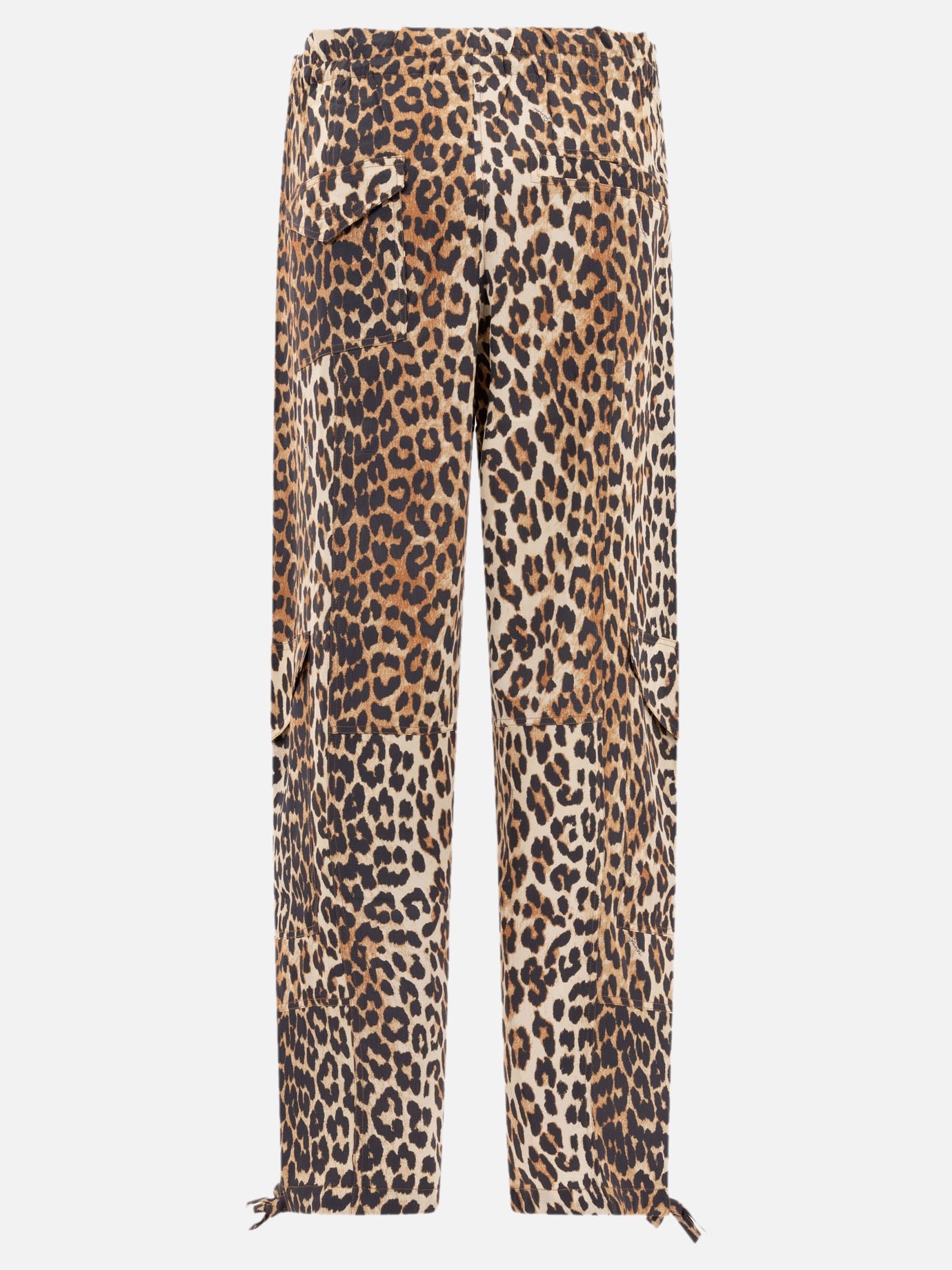 Pantaloni cargo & parachute Animal print  Marrone - Ganni Donna | PDP | VIETTI Online Store | Zoom-Modal_2
