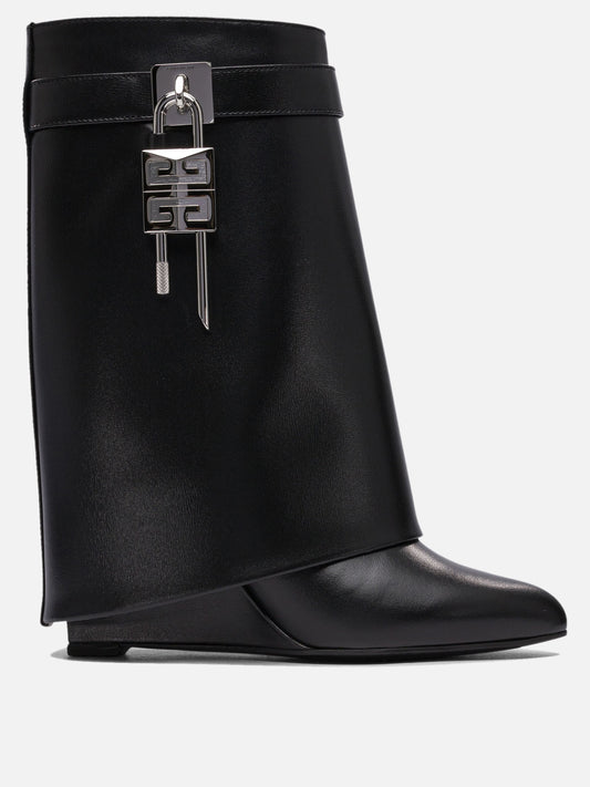 Givenchy "Shark Lock" 90mm ankle boots 15817591_37 Black 1
