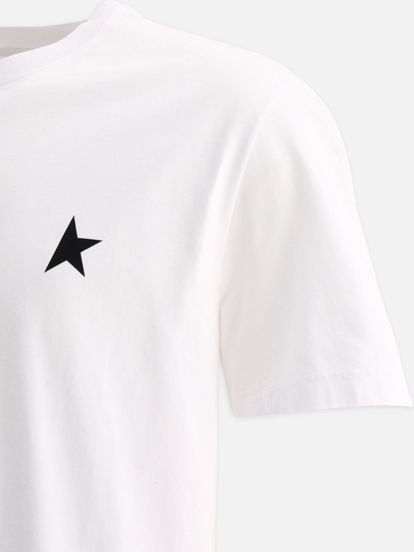 Golden Goose T-shirt &quot;Star&quot; 10806194_S White thumbnail_4