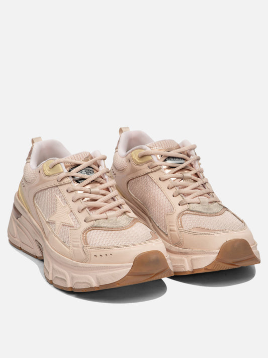 Low top sneakers 49% polyester 30% cow leather 12% polyurethane textile 9% ovine leather - 100% rubber  Pink - Golden Goose Women | PLP | VIETTI Online Store | 2
