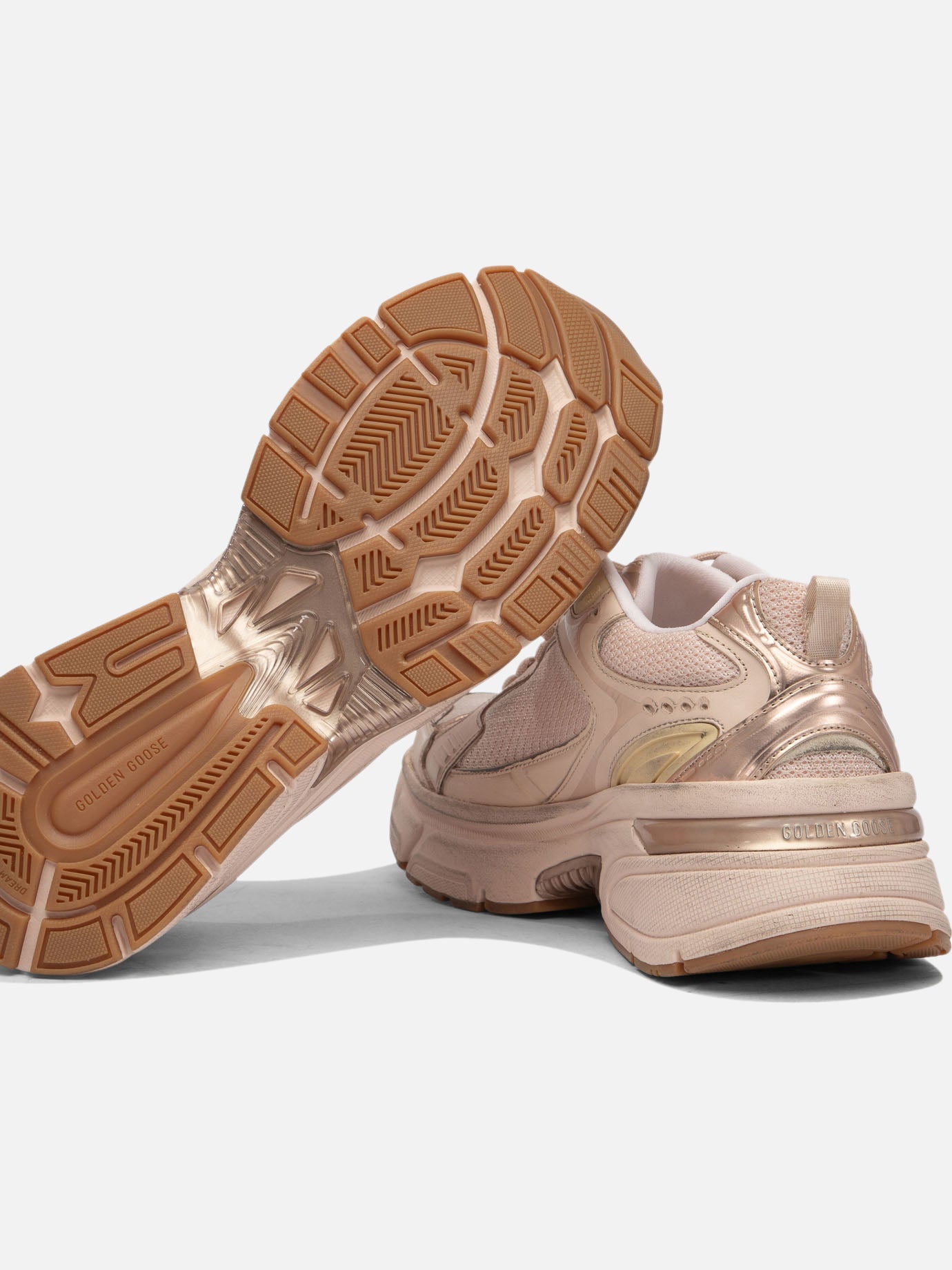 Sneaker basse 49% polyester 30% cow leather 12% polyurethane textile 9% ovine leather - 100% rubber  Rosa - Golden Goose Donna | PDP | VIETTI Online Store | Zoom-Modal_5
