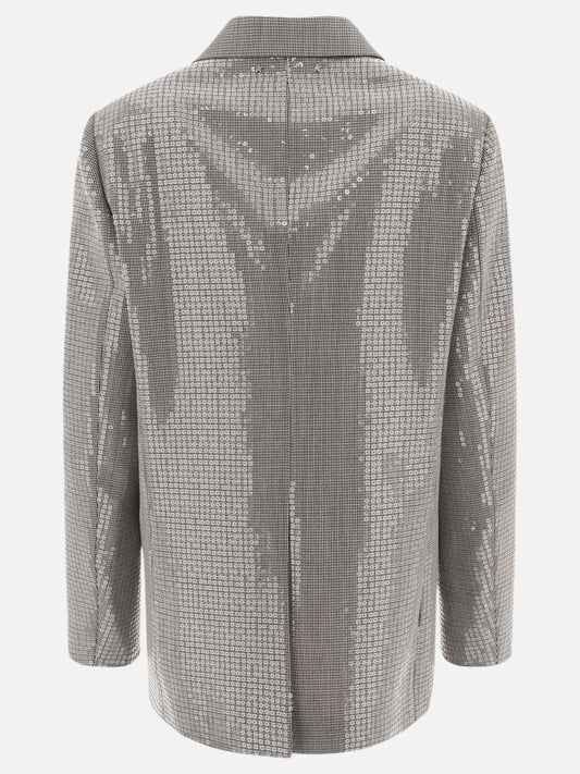 Golden Goose Double-breasted boyfriend jacket 15013240_38 Silver 2