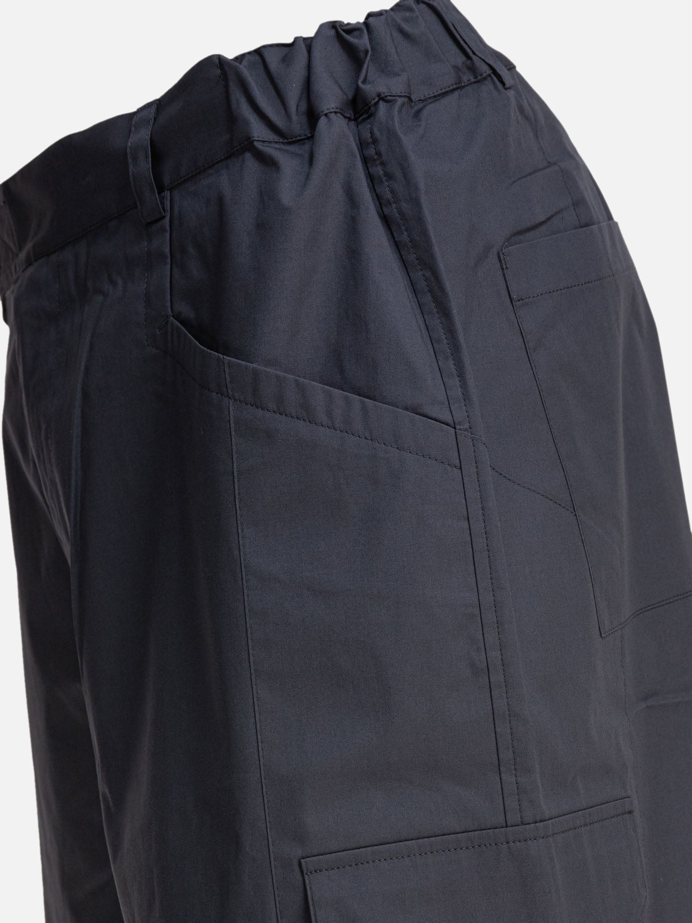 Gr10K Short cargo in popeline 18891588_48 Grey thumbnail_4