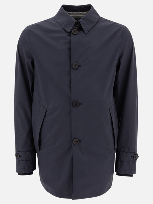 Giacche a vento Solid colour  Blu - Herno Uomo | VIETTI Online Store 
