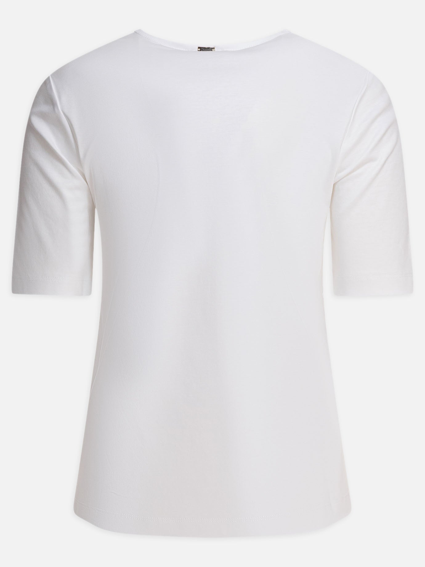T-shirt scollo rotondo Solid colour  Bianco - Herno Donna | PDP | VIETTI Online Store | Zoom-Modal_2
