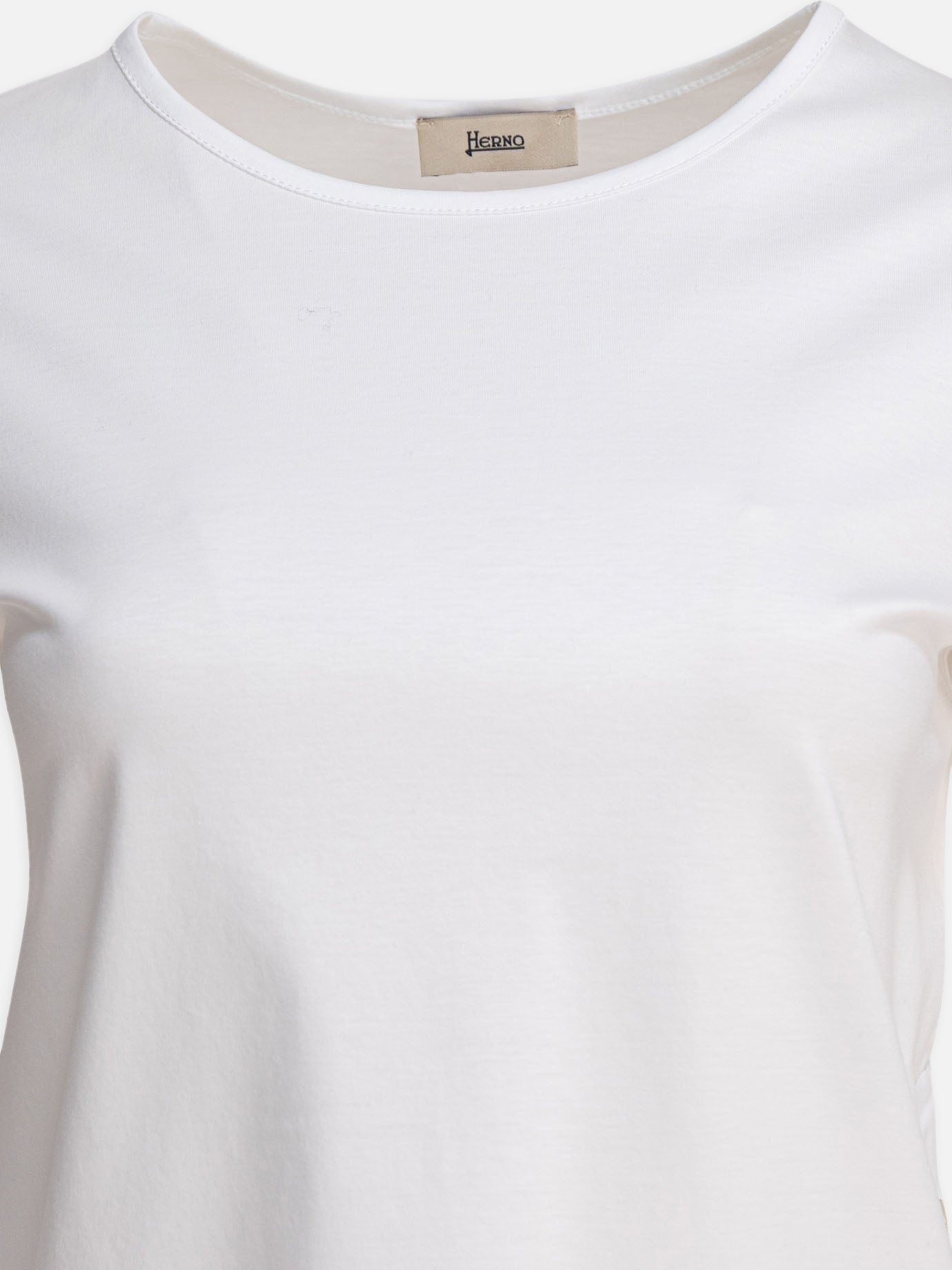 T-shirt scollo rotondo Solid colour  Bianco - Herno Donna | PDP | VIETTI Online Store | Zoom-Modal_3
