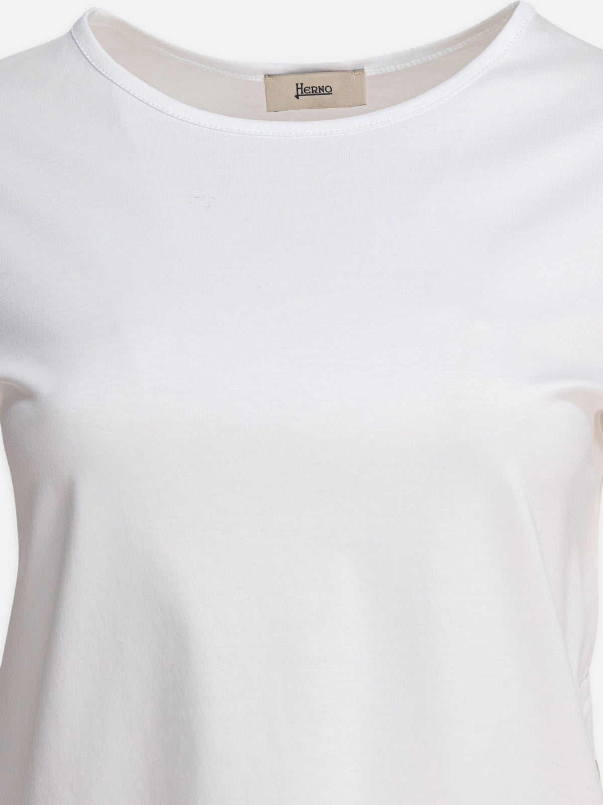 Herno Cotton t-shirt with buttons White - VIETTI