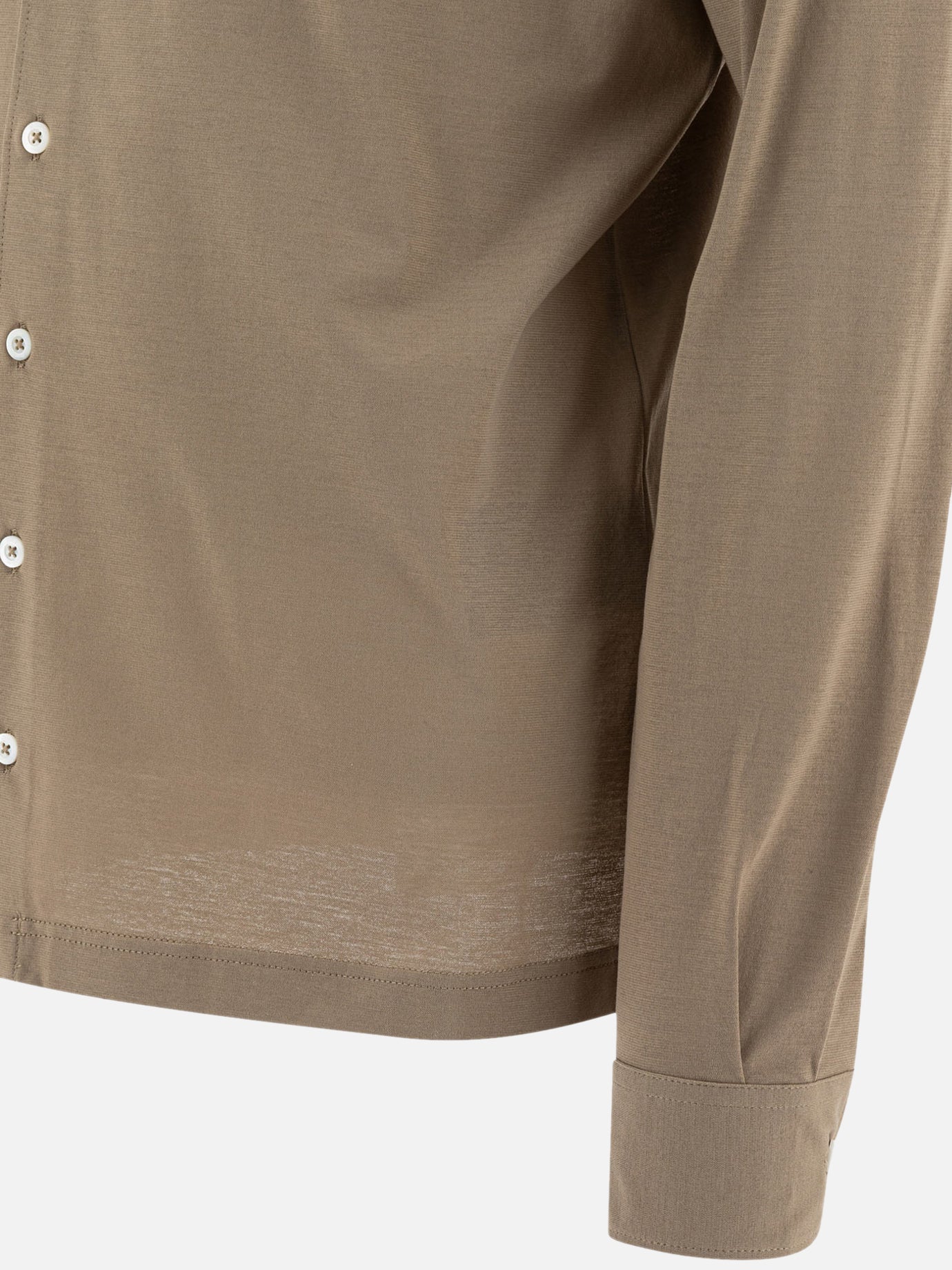 Camicie casual Solid colour  Marrone - Herno Uomo | PDP | VIETTI Online Store | thumbnail_4