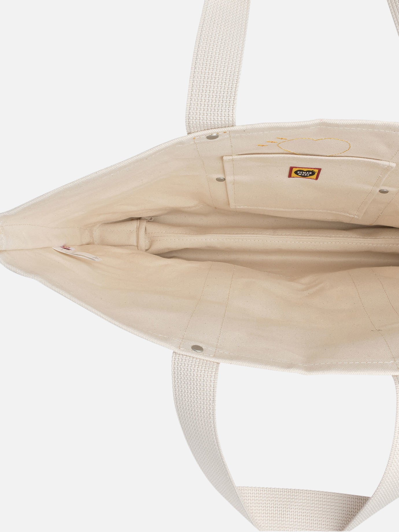 Human Made Borsa tote con logo 16620640_UNI White thumbnail_4