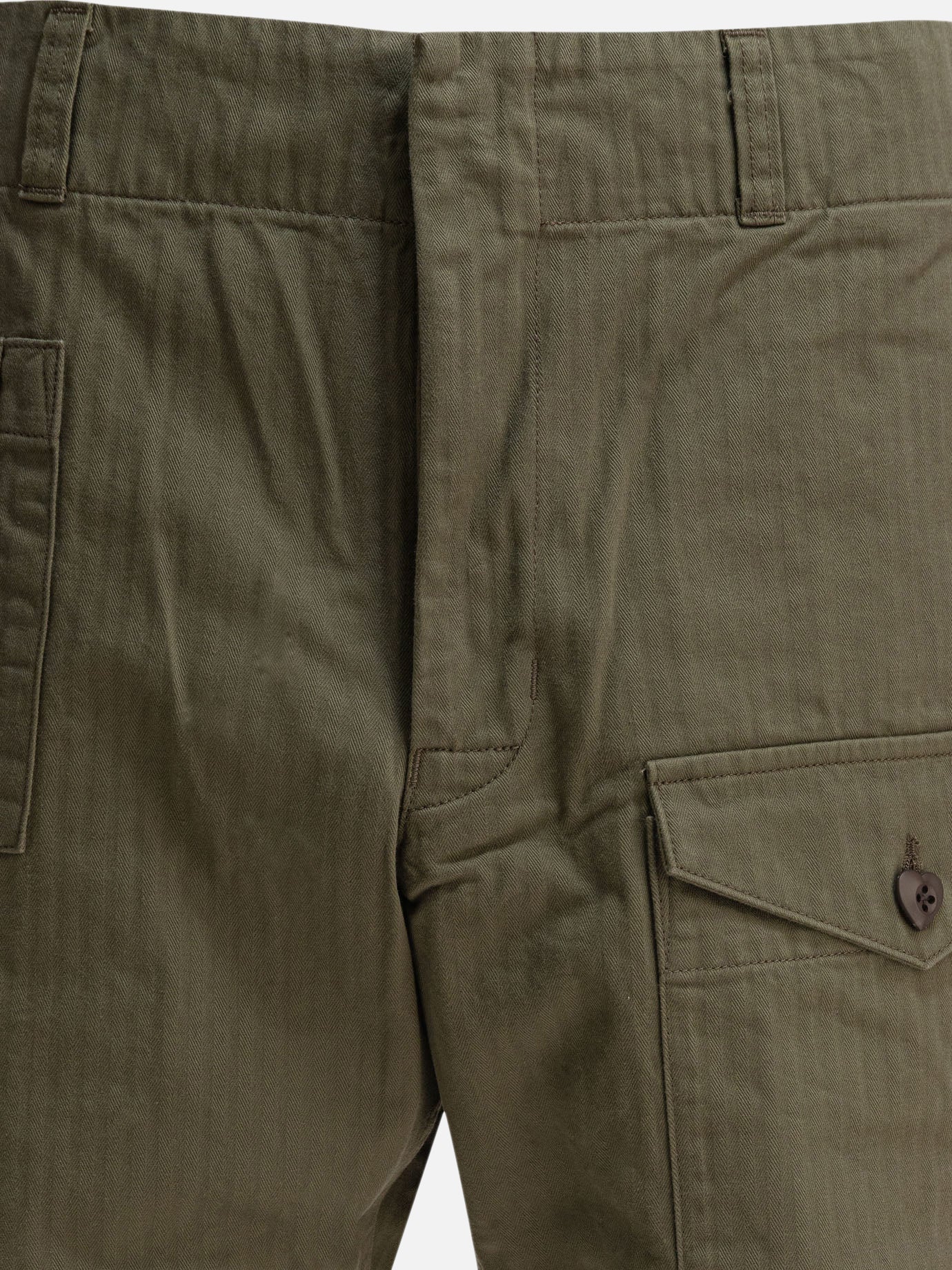 Cargo & parachute trousers Solid colour  Green - Human Made Men | PDP | VIETTI Online Store | Zoom-Modal_3
