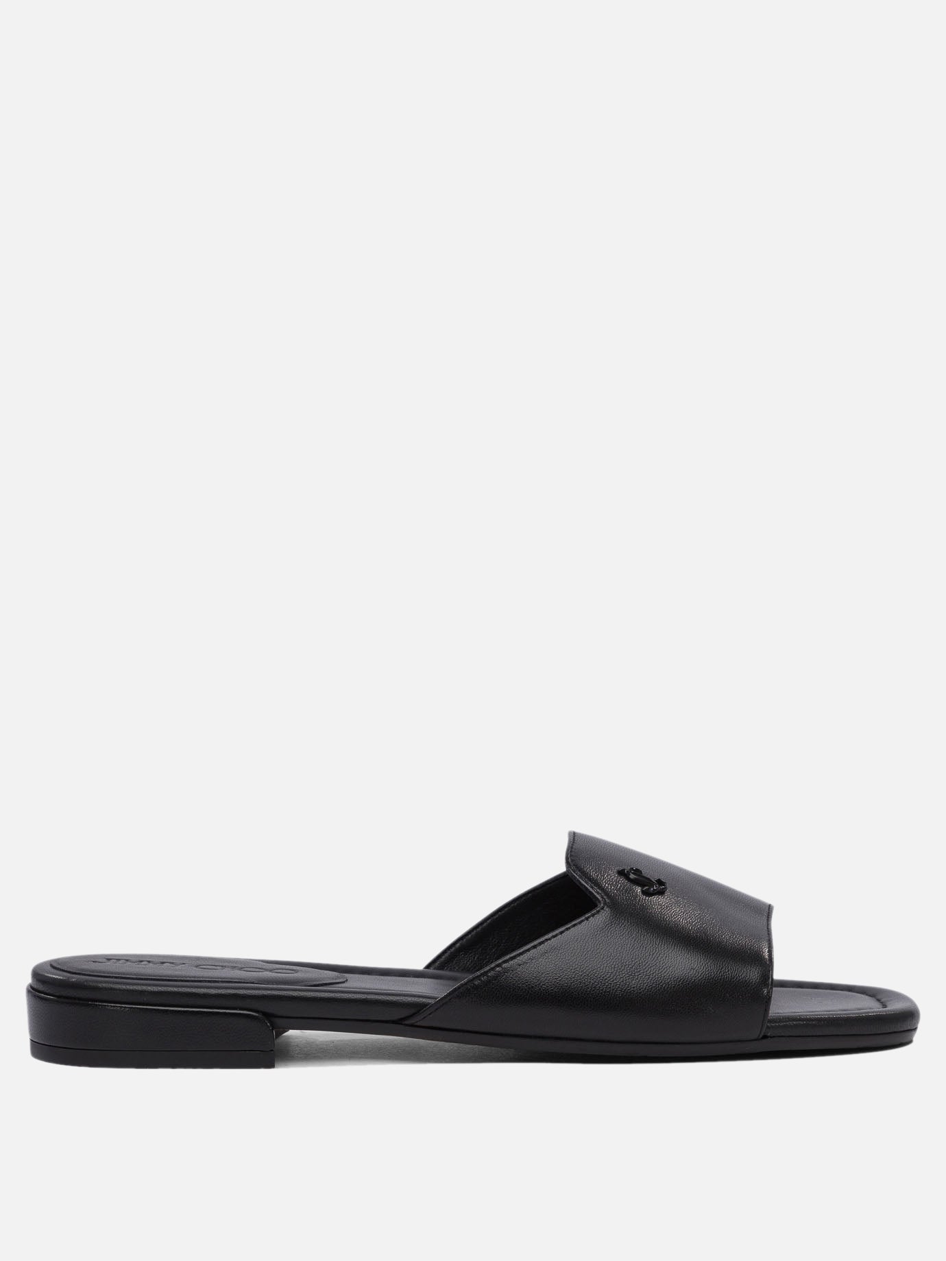 Sandali bassi 100% leather - 50% leather 50% rubber  Nero - Jimmy Choo Donna | PDP | VIETTI Online Store | thumbnail