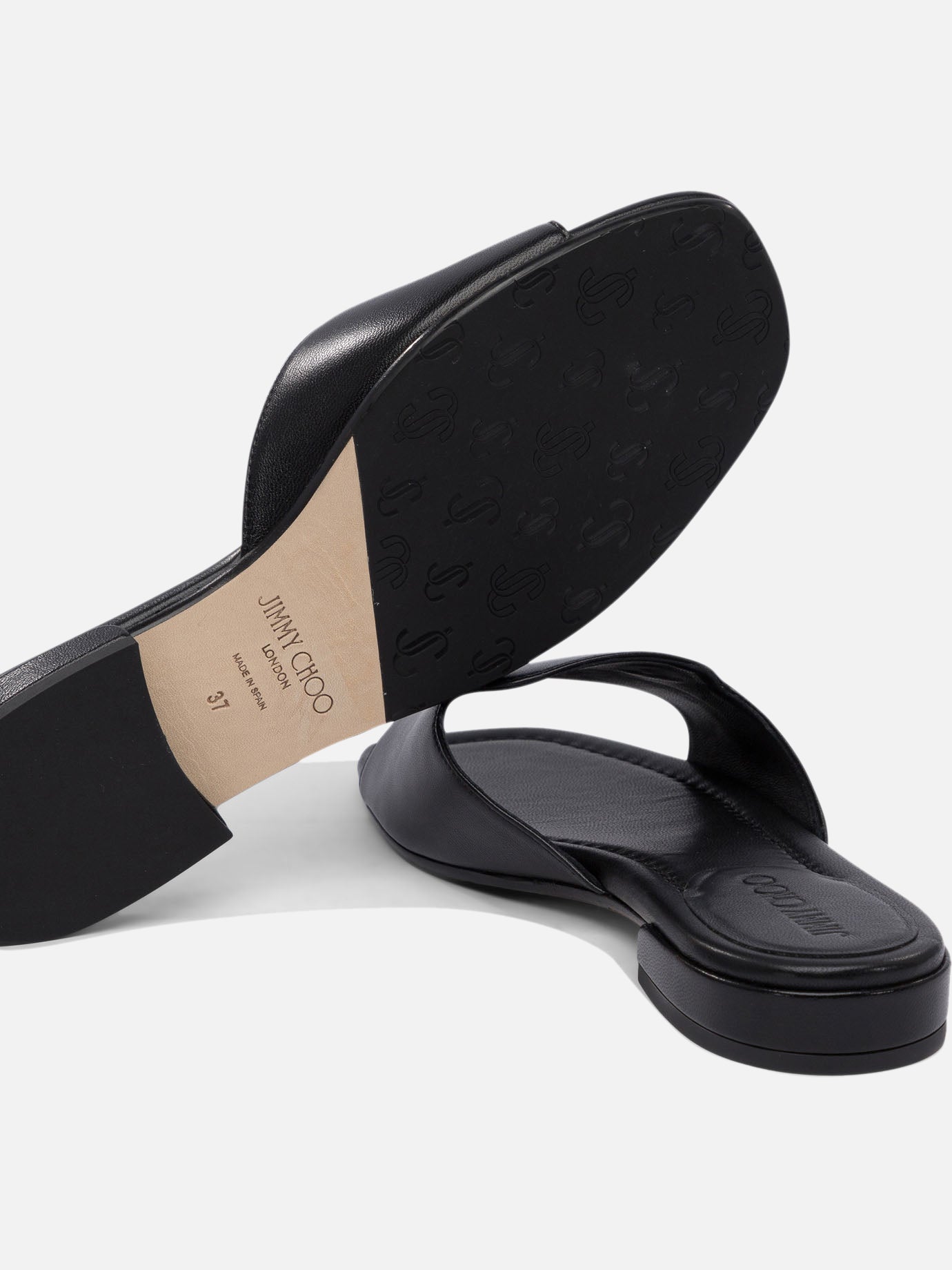 Sandali bassi 100% leather - 50% leather 50% rubber  Nero - Jimmy Choo Donna | PDP | VIETTI Online Store | Zoom-Modal_5
